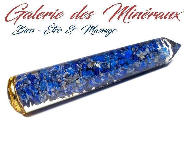 Lapislazuli-Orgonit-Massagestab Mit Muladhara-Motiv | Wurzelchakra, Lithotherapie, Wohlbefinden, Entspannungspflege von Etsy - galeriedesmineraux