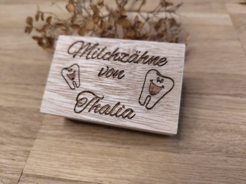 Milchzahndose Personalisiert Truhe Box Aus Holz Mit Wunschgravur Individuelles Geschenk Geschenkidee von Etsy - gedrucktundgelasert0