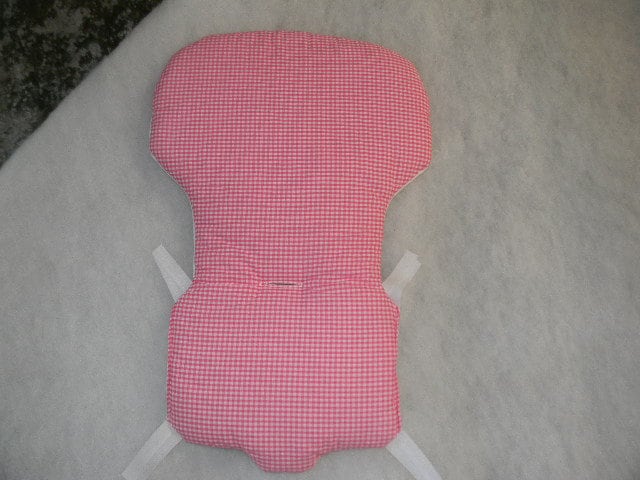 Eddier Hochstuhl Bezug in Rosa Vichykaro Eddier Hochstuhl Bezug in Rosa Vichykaro von Etsy - grandmaoffive