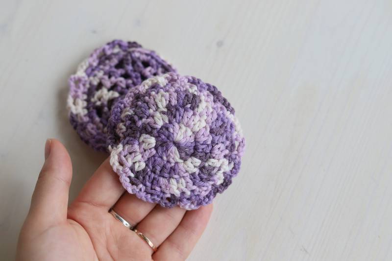 Spitze Baumwolle Pads - Wiederverwendbare Face Häkeln Gesicht Scrubbies Vegan Freundlich Zero Waste Lifestyle Eco Friendly, Seife, Spa-Badewanne von Etsy - gull808