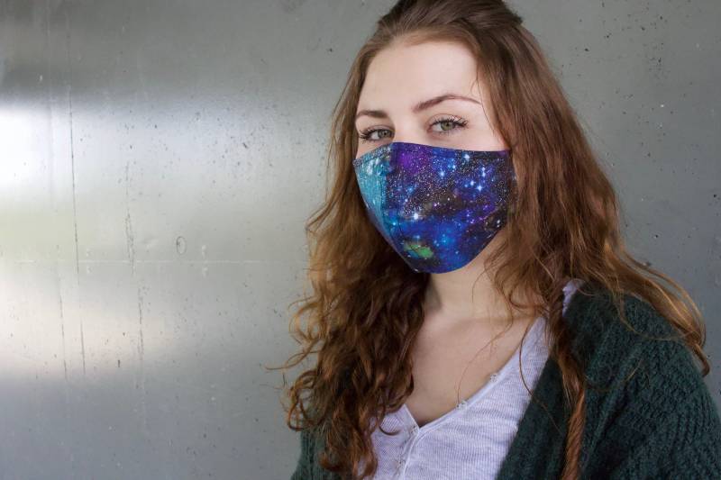 staubmaske Für Festivals Galaxy Glitter Baumwolle - Hannisch von Etsy - hannisch