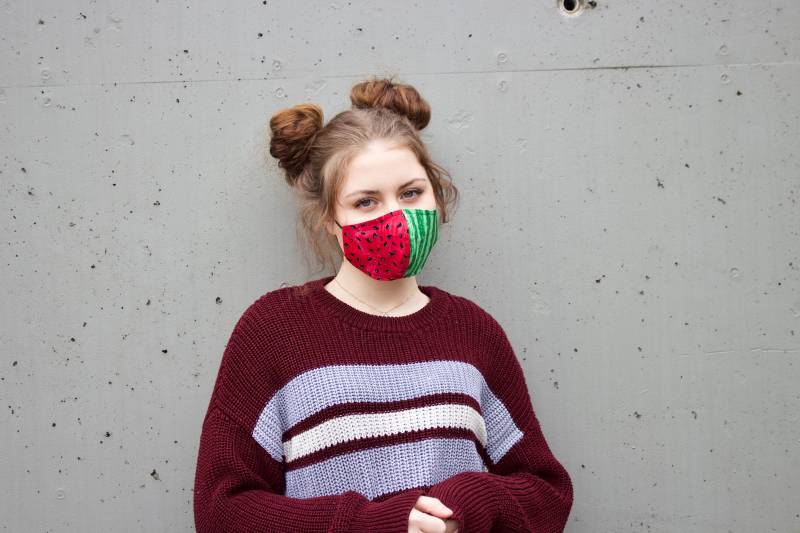 staubmaske Für Festivals Wassermelone Baumwolle - Hannisch von Etsy - hannisch