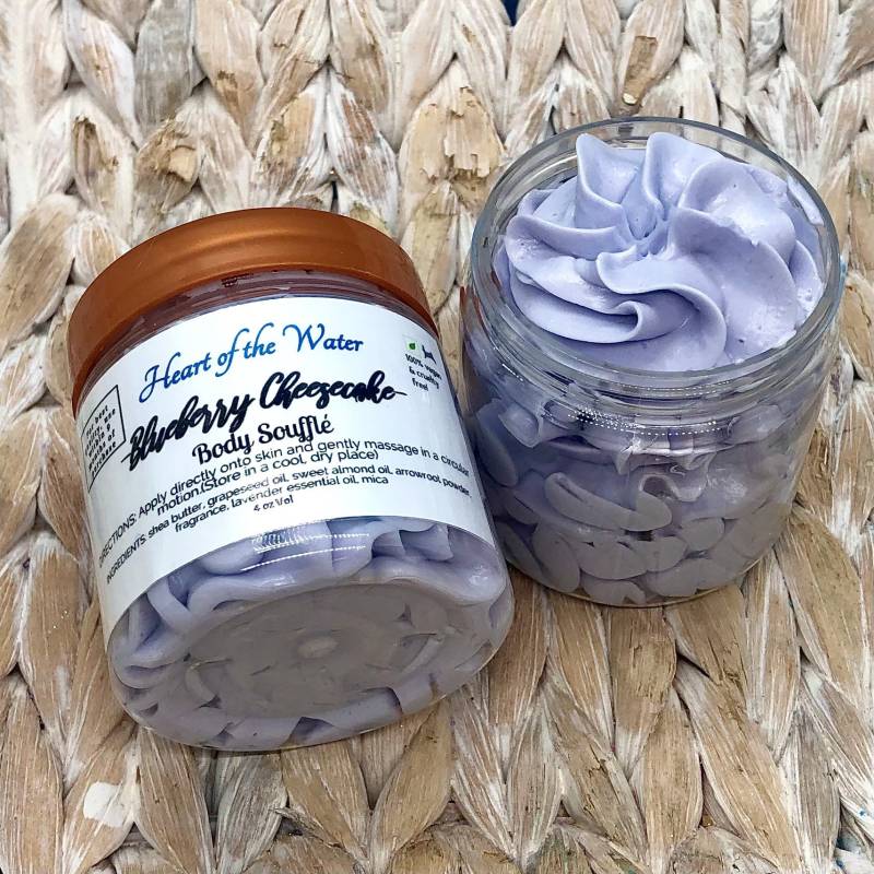 Blaubeer-Käsekuchen Geschlagene Sheabutter Körperbutter - Vegane Blaubeer-Lotion Feuchtigkeitscreme Körpercreme Hautpflege von Etsy - heartofthewater