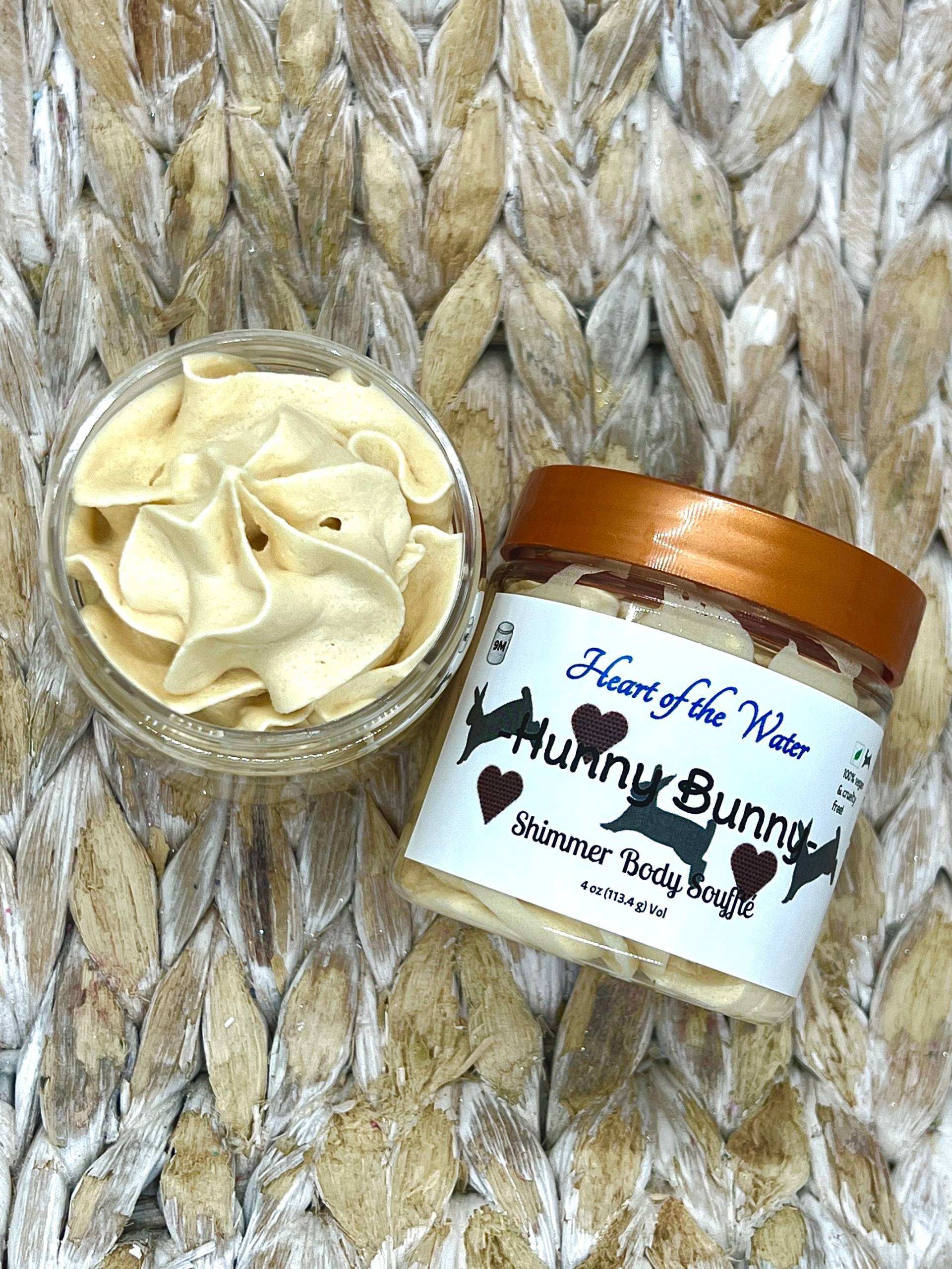 Kakao Vanille Honig Körperbutter, Schimmer Vegane Hautpflege, Korbfüller, Geschenke Für Sie, Goldschimmer Körperlotion, Kaninchen Hase von Etsy - heartofthewater