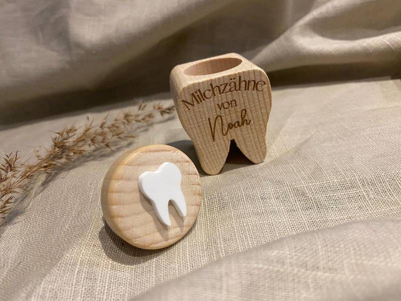 Personalisierte Milchzahndose | Mit Name Personalisiert Zahndose Aus Holz Zahnfee Zahnbox Einschulung Geburtstag von Etsy - hejgoldklacks