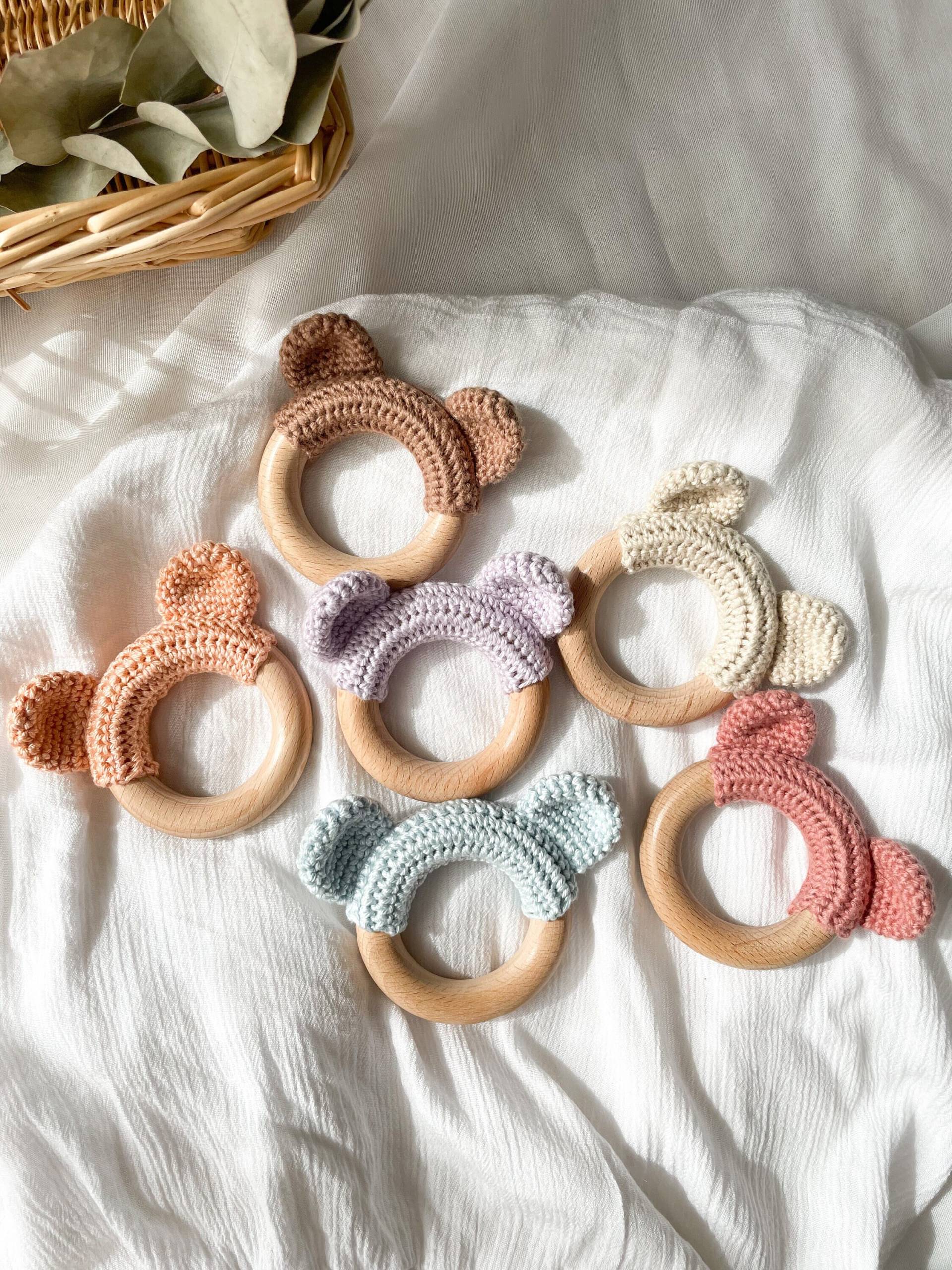 Beißring Aus Holz - Mit Bärenohren Personalisiertes Geburtsgeschenk Geschenk Zur Babyparty von Etsy - hiloofr