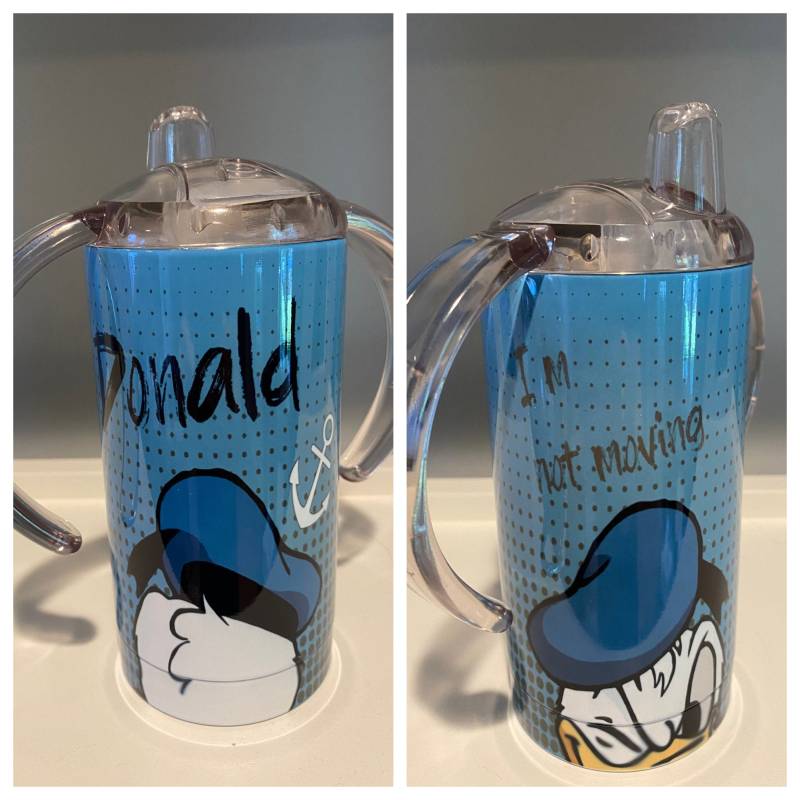 Donald Duck Sippy Tasse von Etsy - howcutebysue