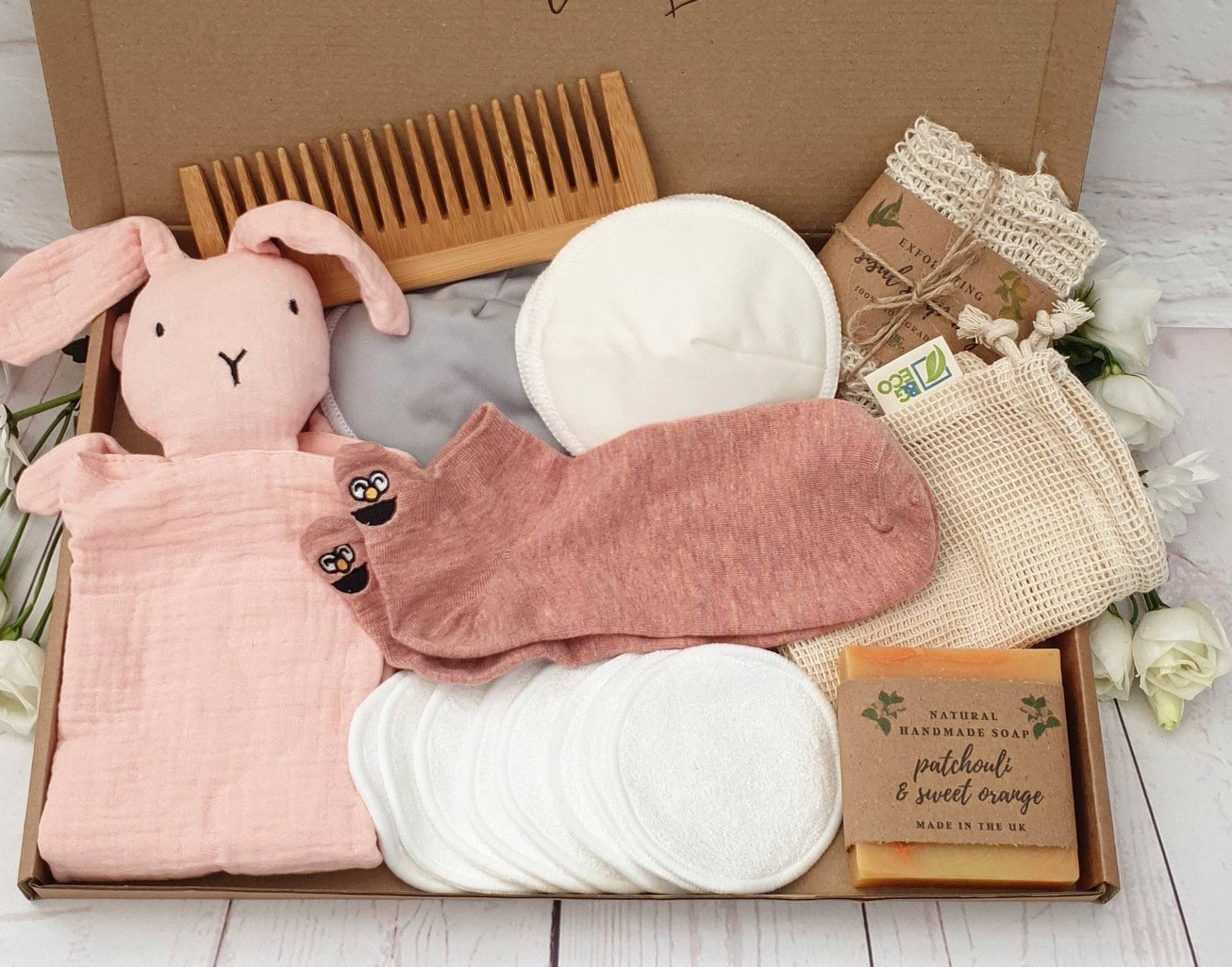 Neue Mutter Und Baby Mädchen Geschenk Box Set. Umweltfreundliches Nachhaltiges Natürliches Veganes Bio-Geschenkset. Mama To Be Geburtstagsgeschenk von Etsy - iandgeco