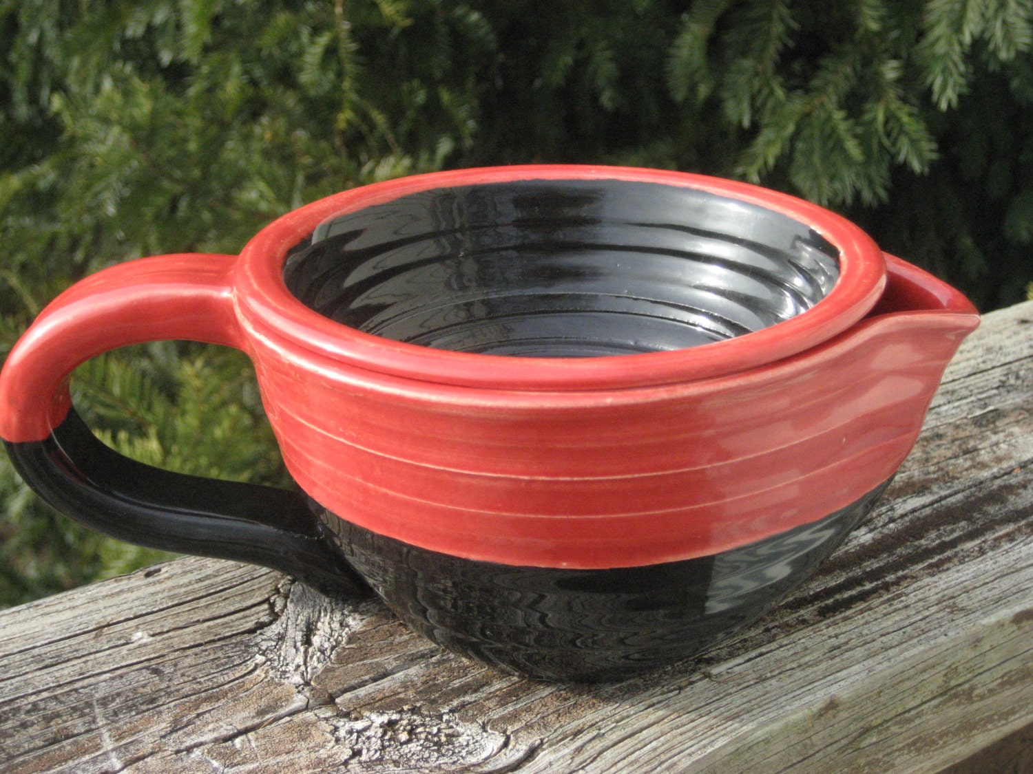 Rasierschale, Rot Und Schwarz Rasierschale, Rot Und Schwarz von Etsy - karengoldberg1