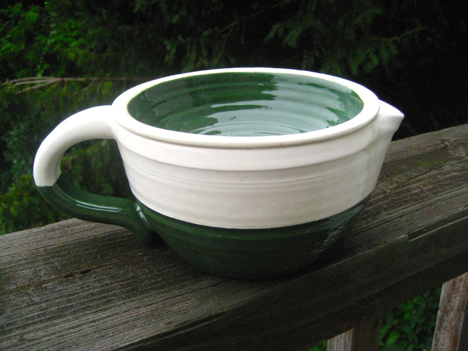 Rasierschale, Grün Und Weiß Rasierschale, Grün Und Weiß von Etsy - karengoldberg1