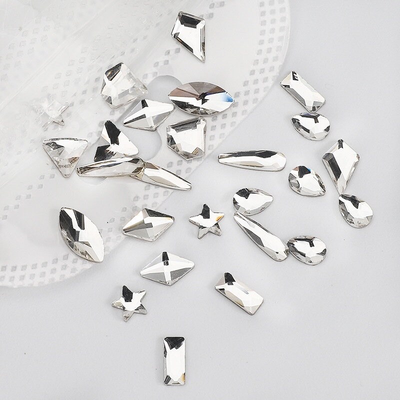 15 Stück Strass Nagel Charms, Dekoration, Nail Art Charm von Etsy - kittynailcharm