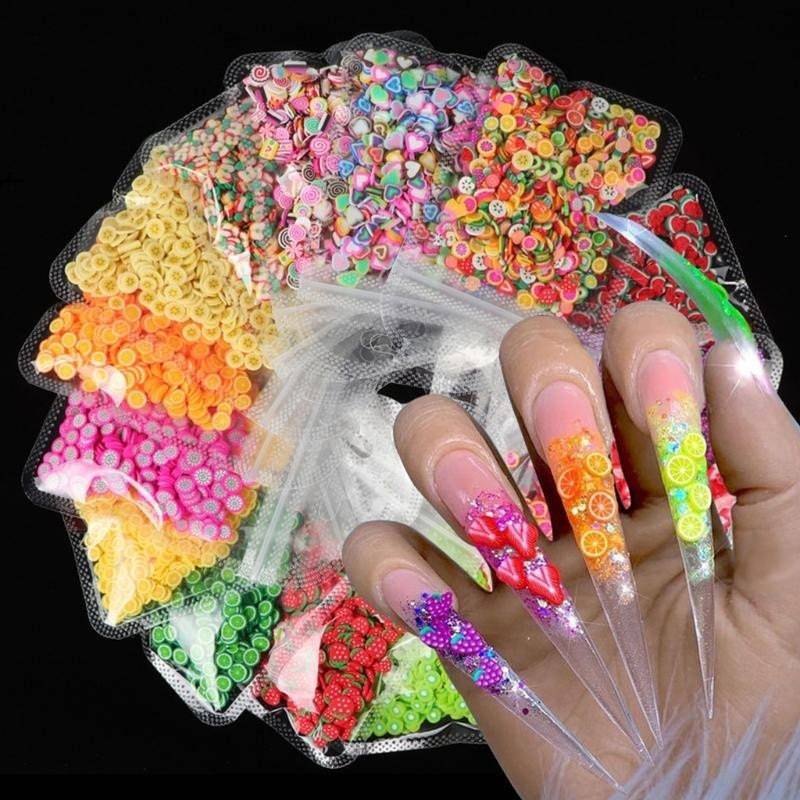 Weicher Ton Resin Füllstoff Bunte Mischfüller Für Diy Schmuckherstellung Nail Art Dekor von Etsy - kittynailcharm