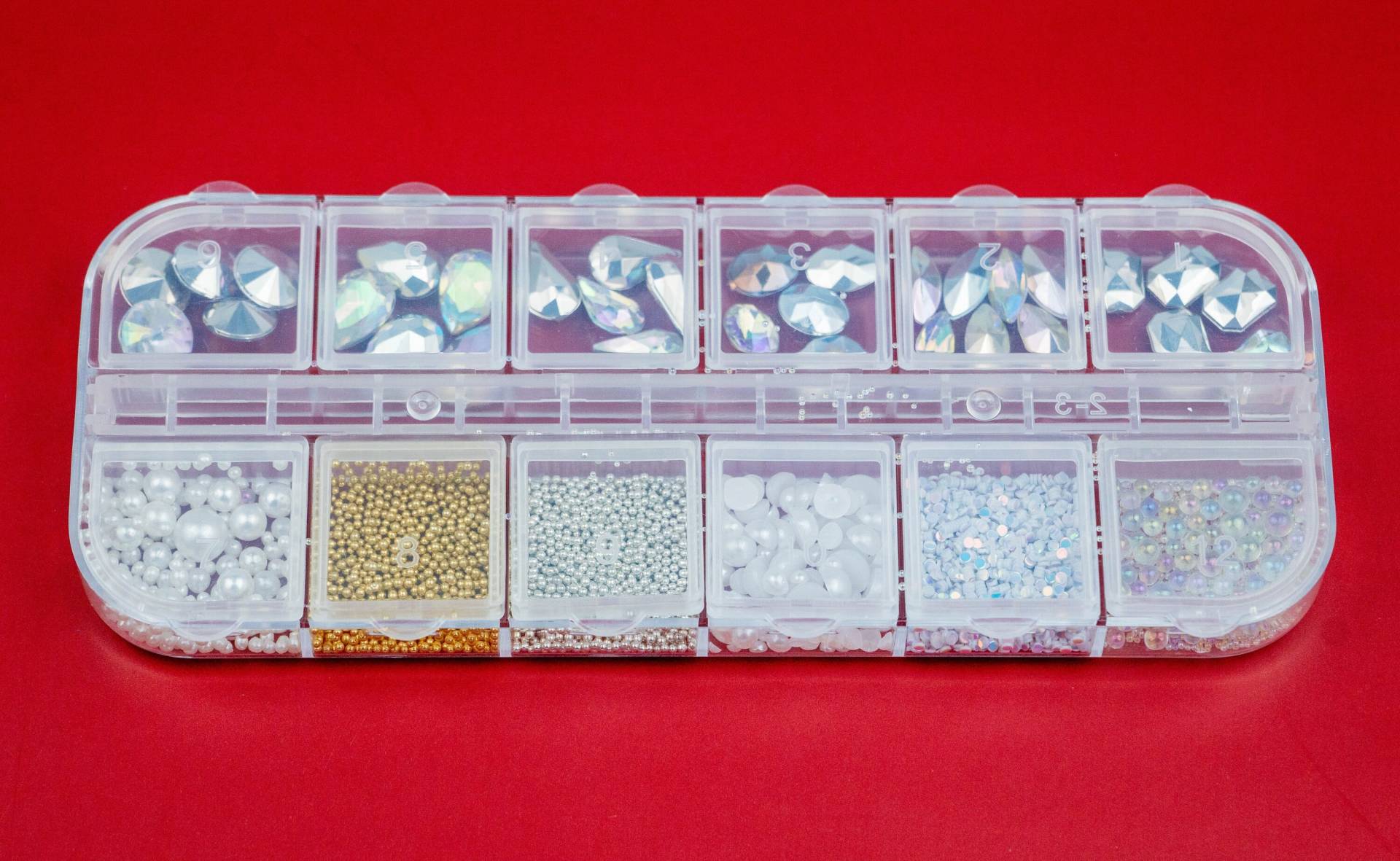 strass Nagel Charm Box, Dekoration, Nail Art Charms von Etsy - kittynailcharm