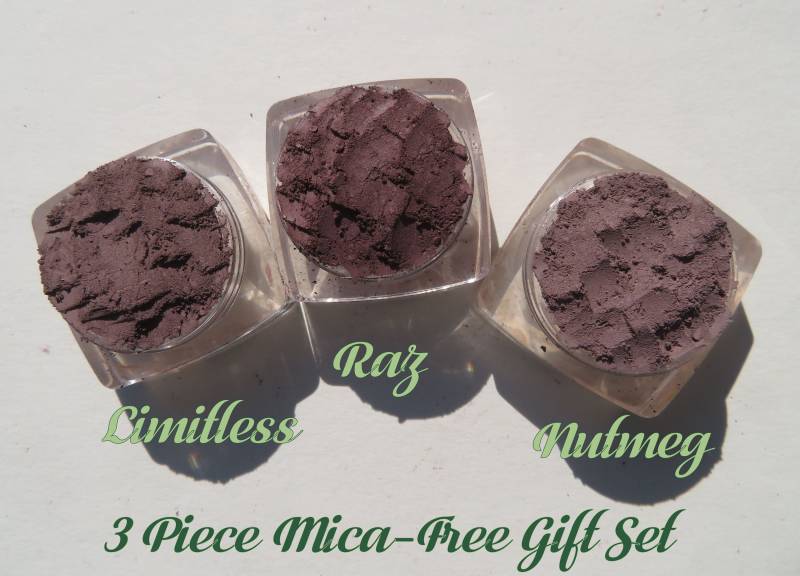 3 Stück Mica-Free Matte Brown Mineral Lidschatten, Lose Pigmente Vegan Cruelty-Free Geschenk, Make-Up Lidschatten von Etsy - kmms