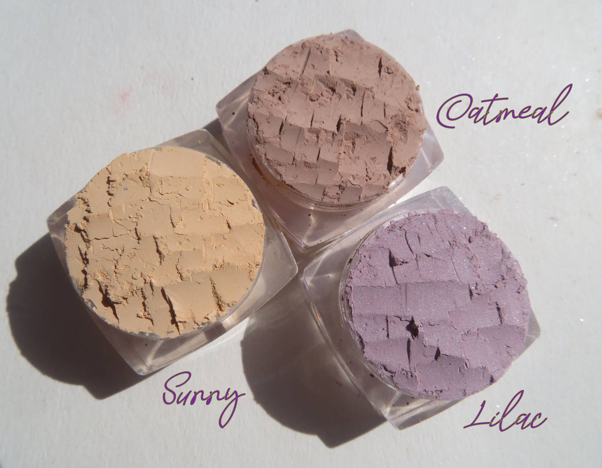 Pale Summertime Vegan Mineral Lidschatten Geschenkset, Umweltfreundlich, Lose Pigmente Tierversuche, Make-Up Geschenk, 3Er-Set von Etsy - kmms