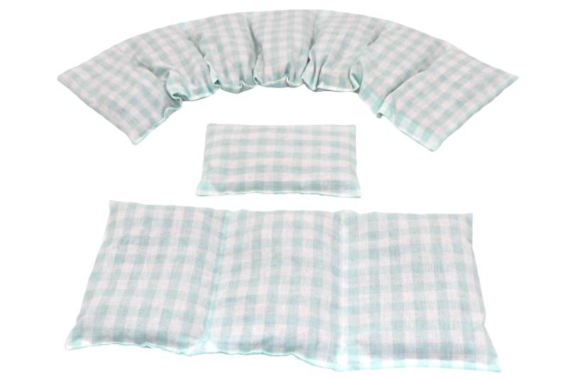 3 Er Set 66 X 17 cm 7 Kammer " Mint Karo Kirschkernkissen 6 Designs Körnerkissen Wärmekissen Xxl Weizen Dinkel Raps Trauben von Etsy - koernerkissen