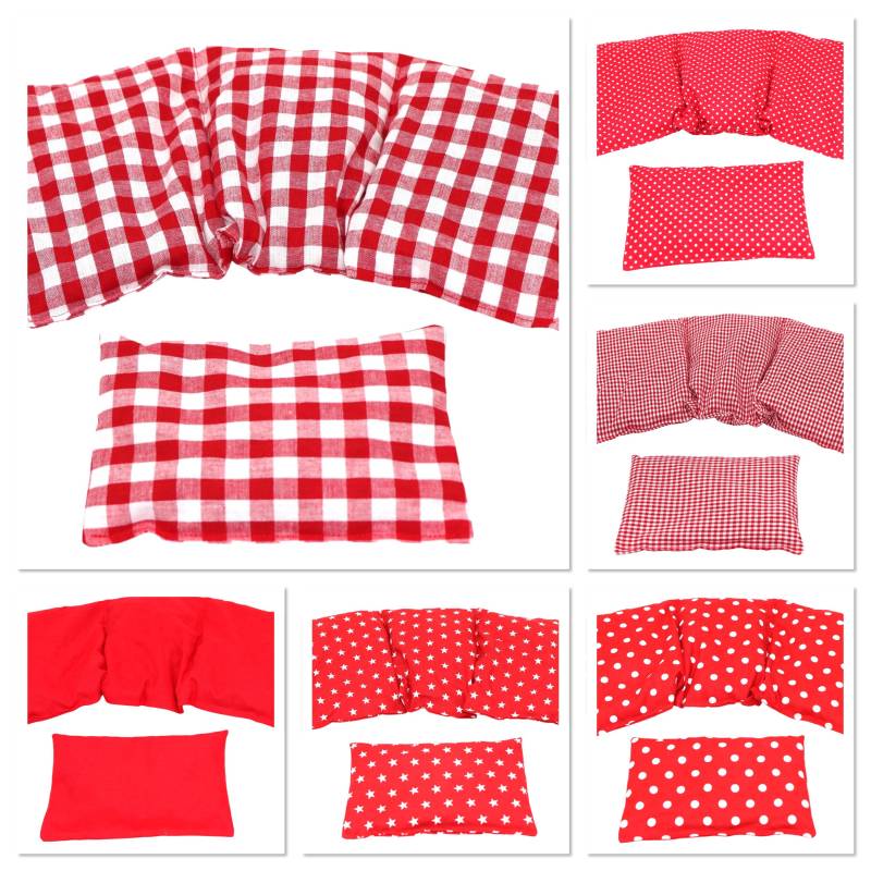 6 Designs 3 Kammer 2 Er Set 36 X 17 cm " Rot Karo Kirschkernkissen Körnerkissen Wärmekissen Xxl Weizen Dinkel Raps Dinkelkissen von Etsy - koernerkissen