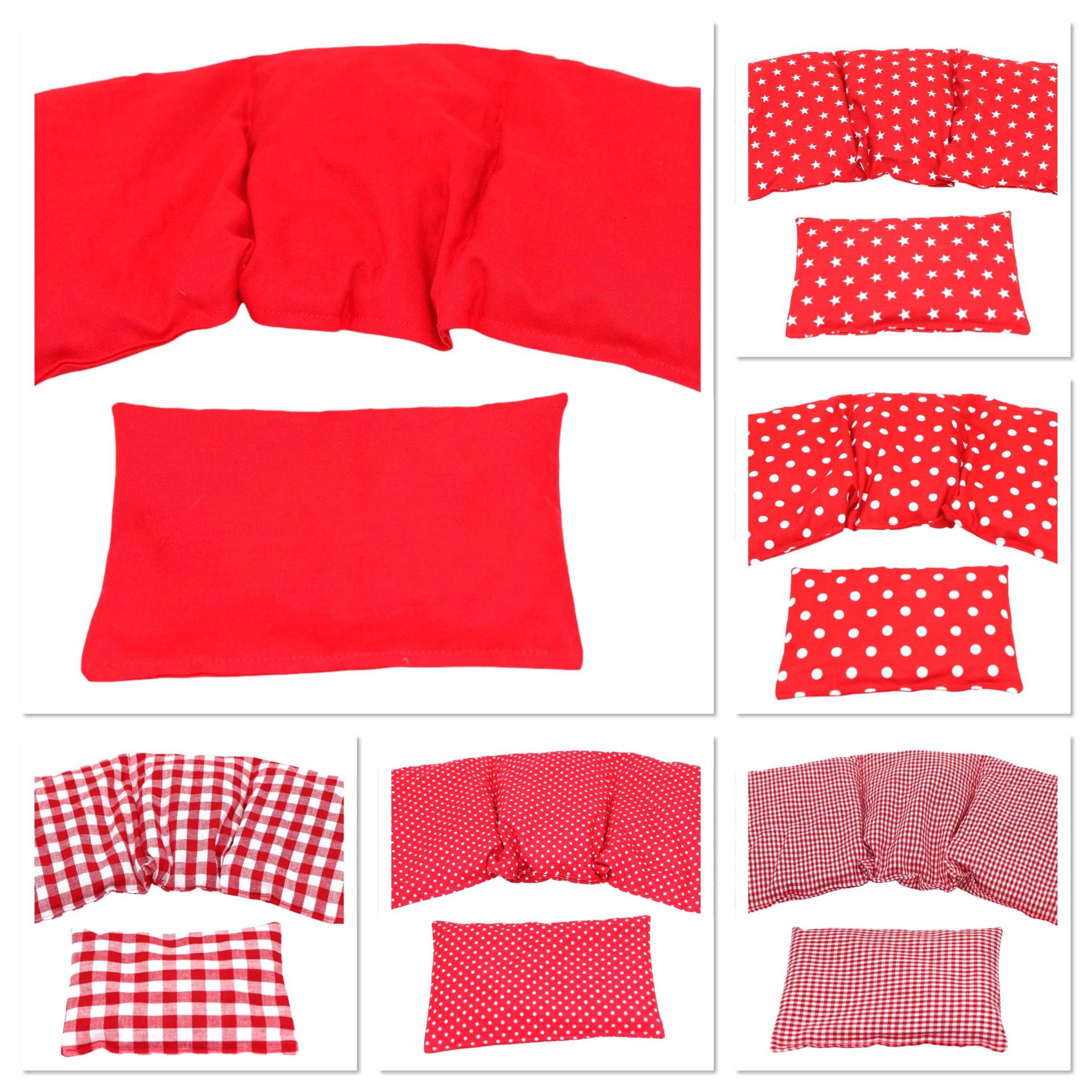 6 Designs 3 Kammer 2 Er Set 36 X 17 cm " Rot Uni Kirschkernkissen Körnerkissen Wärmekissen Xxl Weizen Dinkel Raps Dinkelkissen von Etsy - koernerkissen