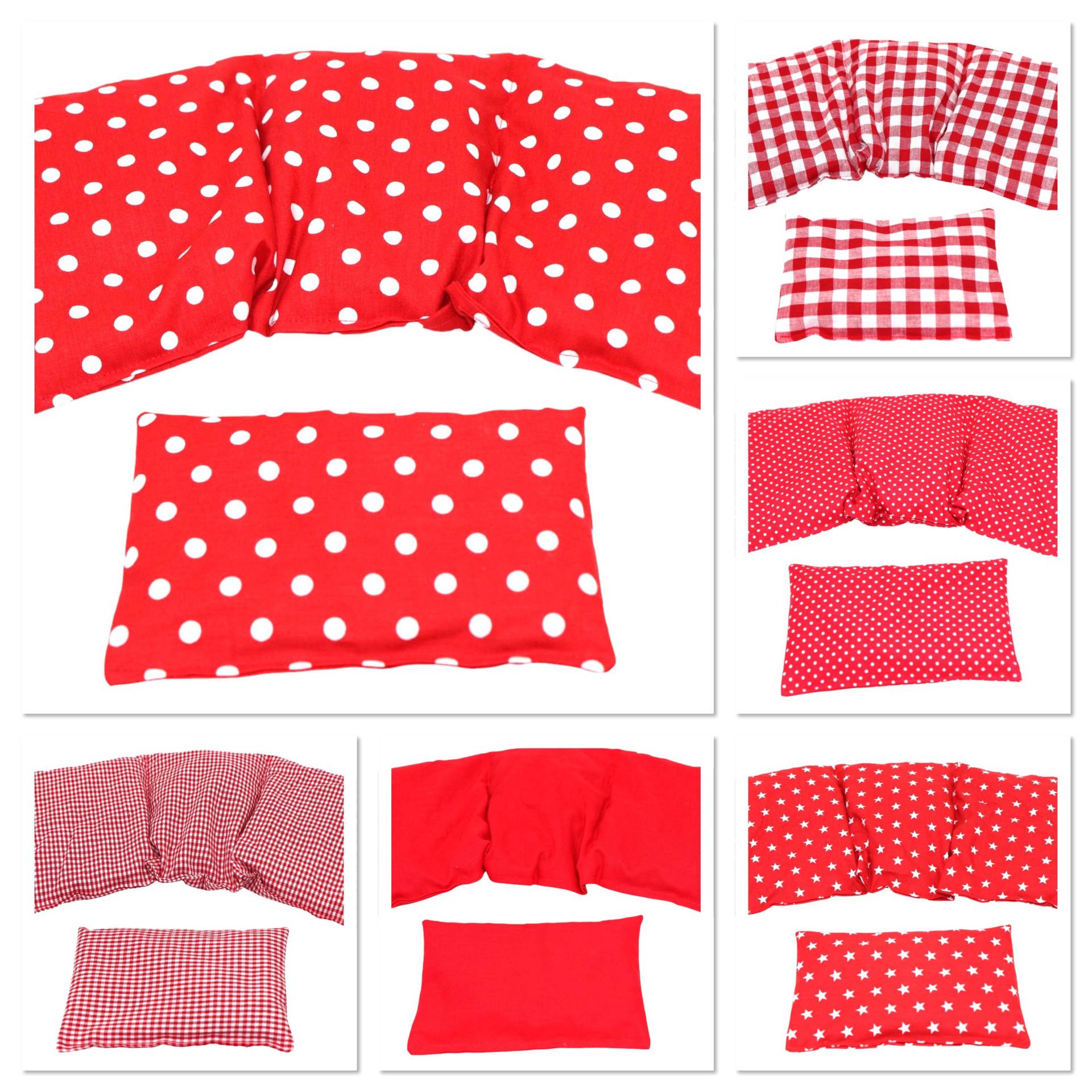 6 Designs 3 Kammer 2 Er Set 51 X 21 cm " Rot Punkte Kirschkernkissen Körnerkissen Wärmekissen Xxl Weizen Dinkel Raps Dinkelkissen von Etsy - koernerkissen