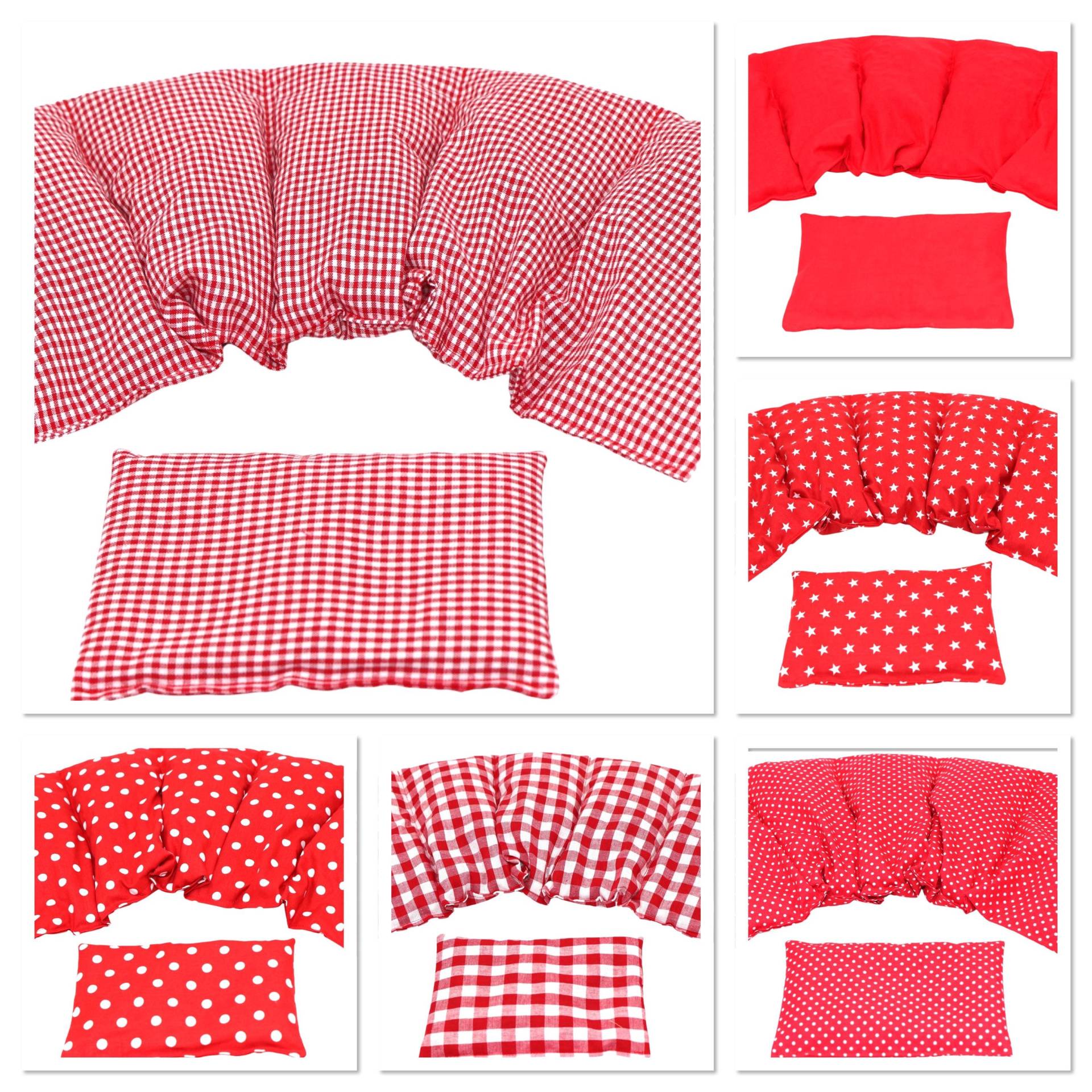 6 Designs 5 Kammer 2 Er Set 51 X 21 cm " Rot Kl. Karo Kirschkernkissen Körnerkissen Wärmekissen Xxl Weizen Dinkel Raps Dinkelkissen von Etsy - koernerkissen