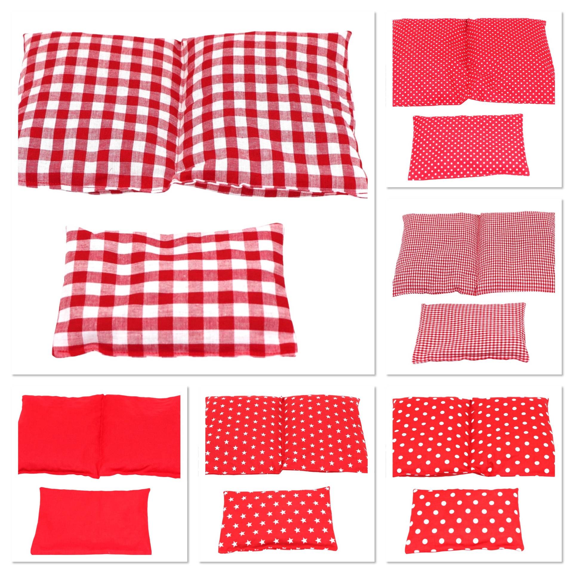 6 Designs 600 Gr. 2 Er Set 30 X 20 cm " Rot Karo Kammer Kirschkernkissen Körnerkissen Wärmekissen Xxl Weizen Raps Dinkelkissen von Etsy - koernerkissen