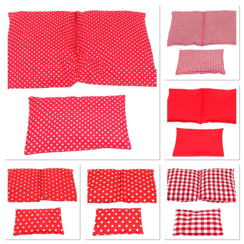 6 Designs 600 Gr. 2 Er Set 30 X 20 cm " Rot Kl. Punkte Kammer Kirschkernkissen Körnerkissen Wärmekissen Xxl Weizen Dinkelkissen von Etsy - koernerkissen