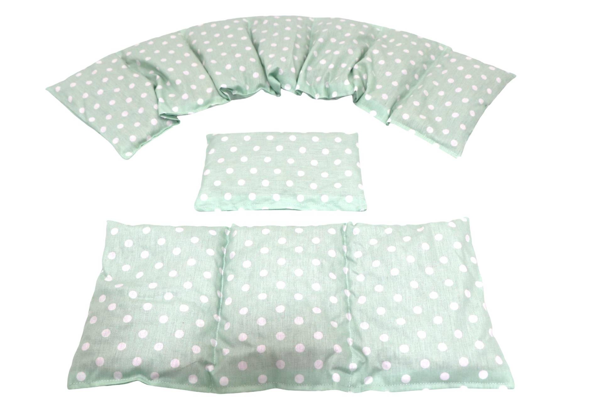 7 Kammer 3 Er Set 66 X17 cm " Mint Punkte Kirschkernkissen 6 Designs Körnerkissen Wärmekissen Xxl Weizen Dinkel Raps Trauben von Etsy - koernerkissen