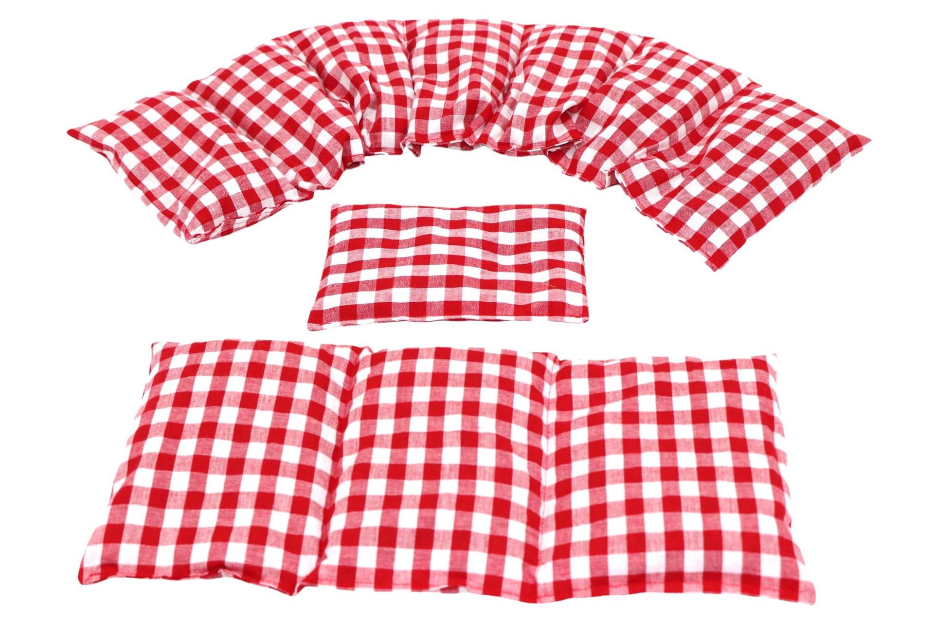 7 Kammer 3 Er Set 66 X17 cm " Rot Karo/Vichy Kirschkernkissen 6 Designs Körnerkissen Wärmekissen Weizen Dinkel Raps Trauben von Etsy - koernerkissen