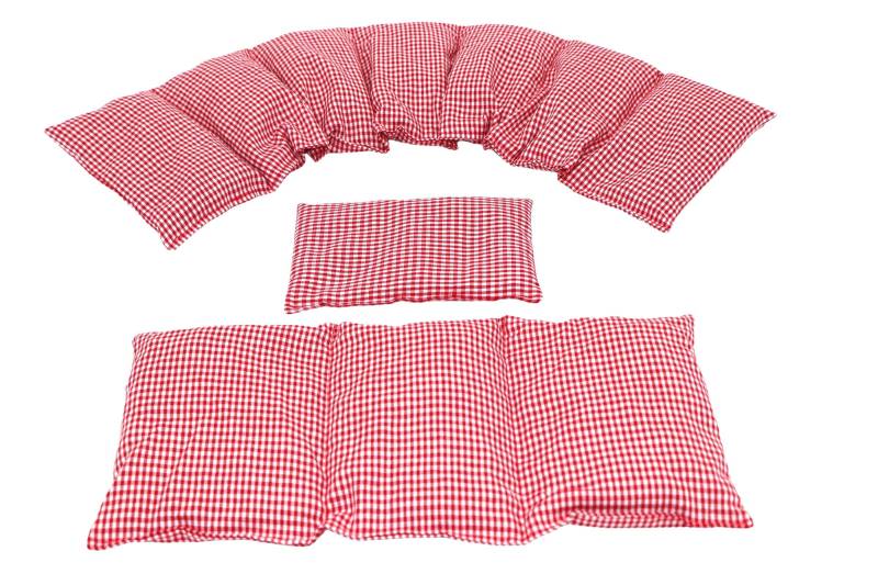 7 Kammer 3 Er Set 66 X17 cm " Rot Kleine Karo Kirschkernkissen 6 Designs Körnerkissen Wärmekissen Weizen Dinkel Raps Trauben von Etsy - koernerkissen