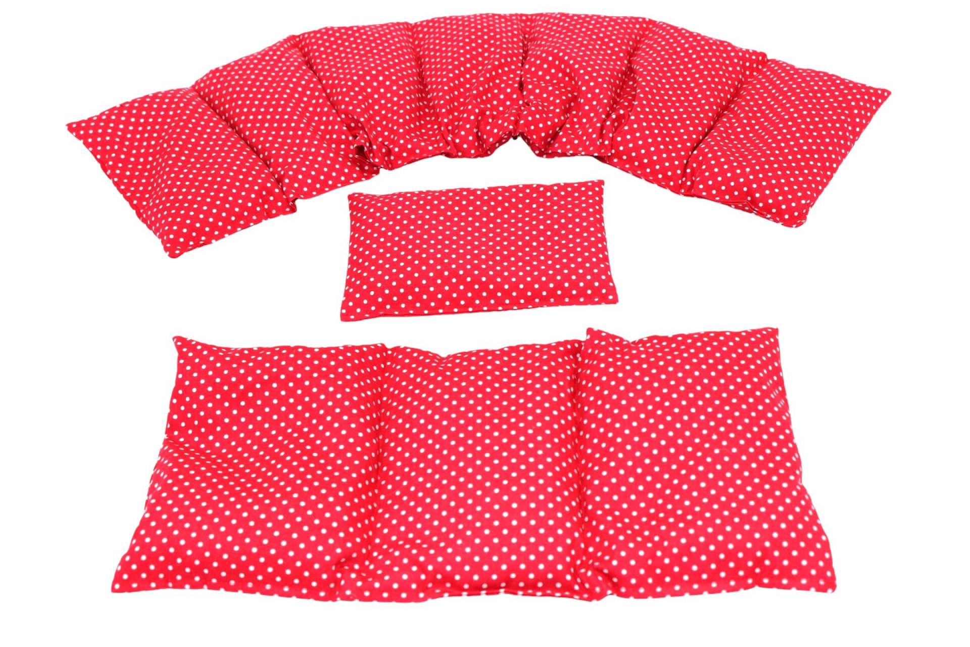 7 Kammer 3 Er Set 66 X17 cm " Rot Kleine Punkte Kirschkernkissen 6 Designs Körnerkissen Wärmekissen Weizen Dinkel Raps Trauben von Etsy - koernerkissen