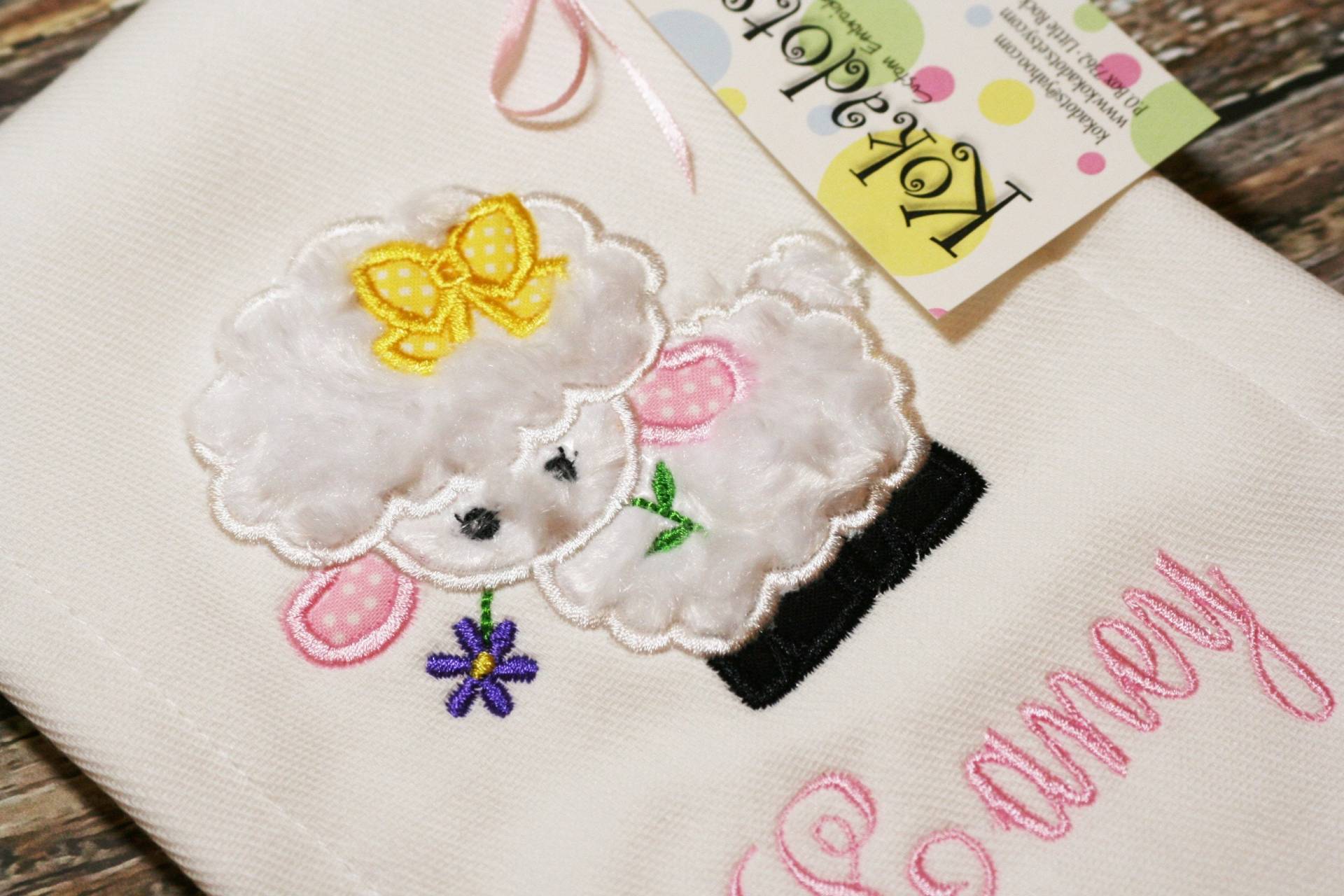 Lamm Spucktuch, Personalisierte Mädchen Rosa Spucktuch Lamm Spucktuch, Personalisierte Mädchen Rosa Spucktuch von Etsy - kokadots