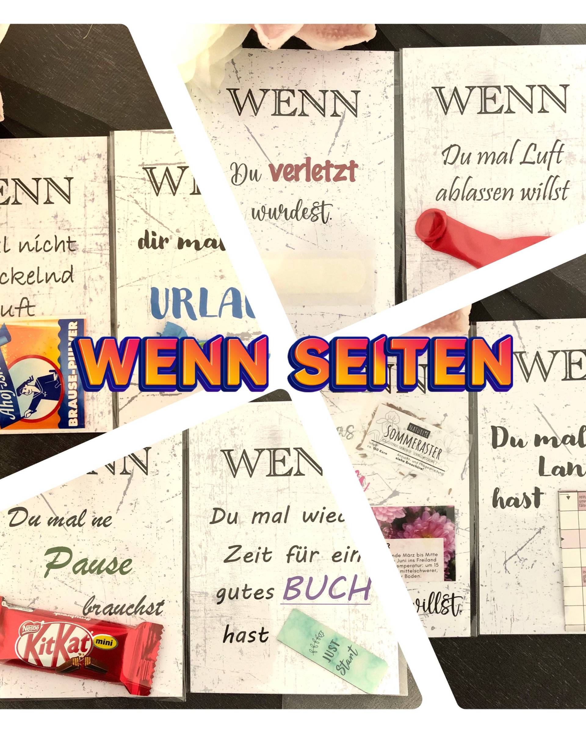 Wenn-Seiten, 8 Ergänzungsseiten Zu Meinen Wenn-Boxen, Austausch Seiten, Zusatzseiten, Seiten von Etsy - kresihandmade