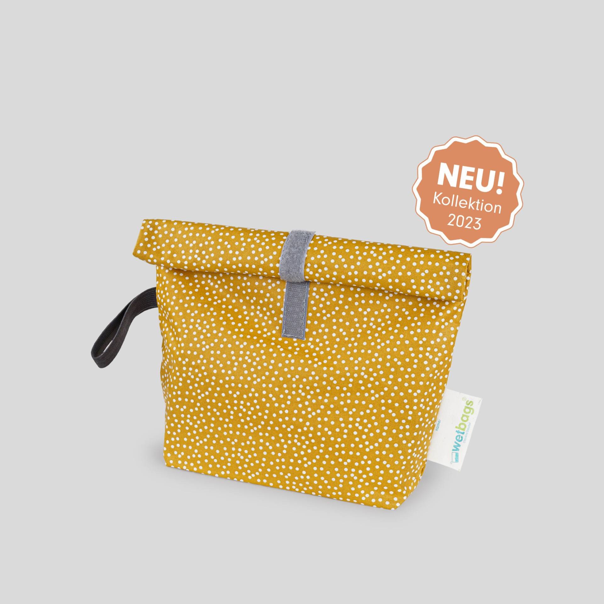 Rollup Wetbags®, S, Liebes Von Priebes, Wetbag, Windeltasche, Wechselkleidung Beutel, Nasstasche, Wasserabweisend, Mini Dots Ocre S von Etsy - liebesvonpriebes