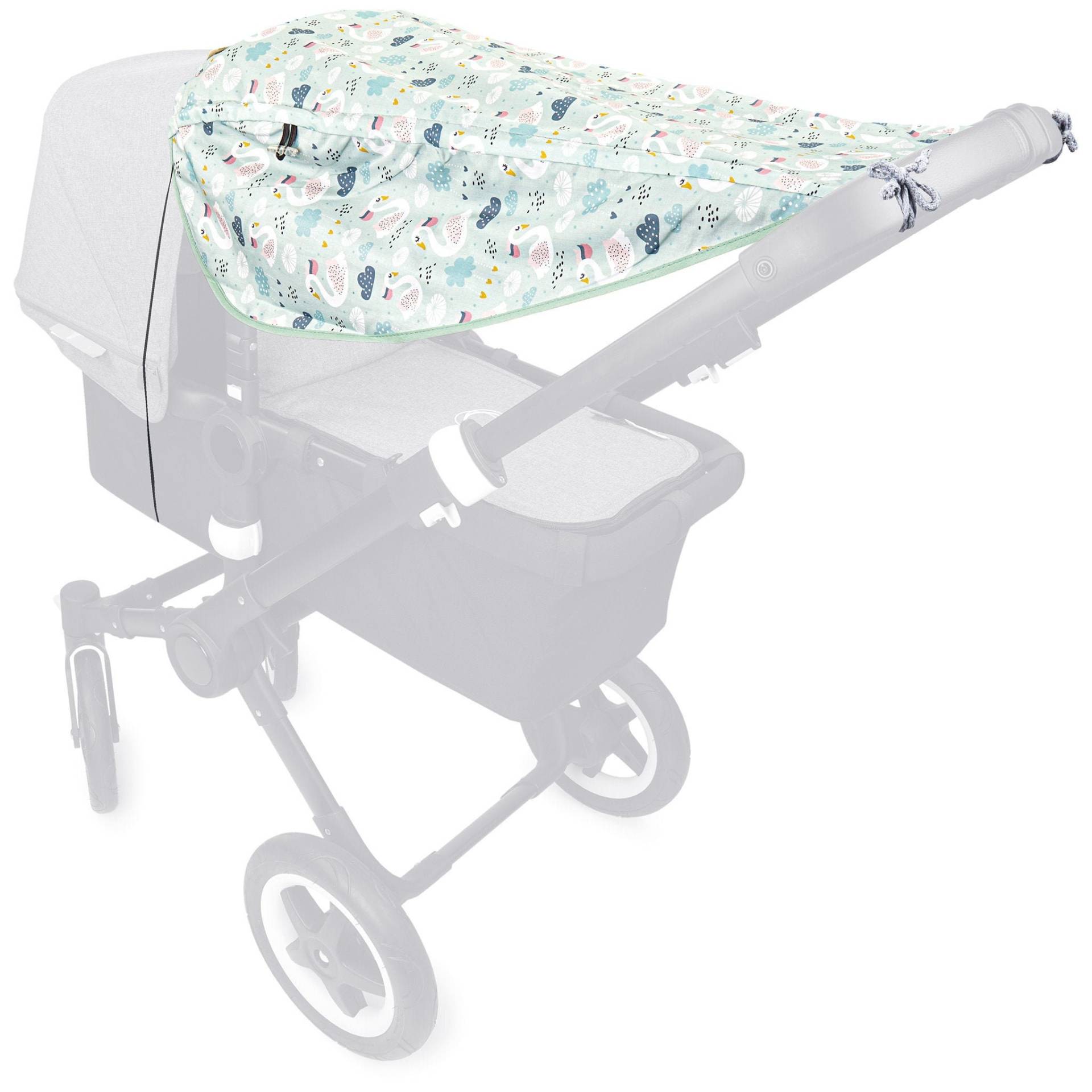 Sonnensegel, Kinderwagen, Buggy, Sonnenschutz, Sonnendach, Uv 50+, Johanna, Swan/Grau, Liebes Von Priebes Sonnensegel, Kinderwagen, Buggy, Sonnenschutz, Sonnendach, Uv 50+, Johanna, Swan/Grau, Liebes Von Priebes von Etsy - liebesvonpriebes