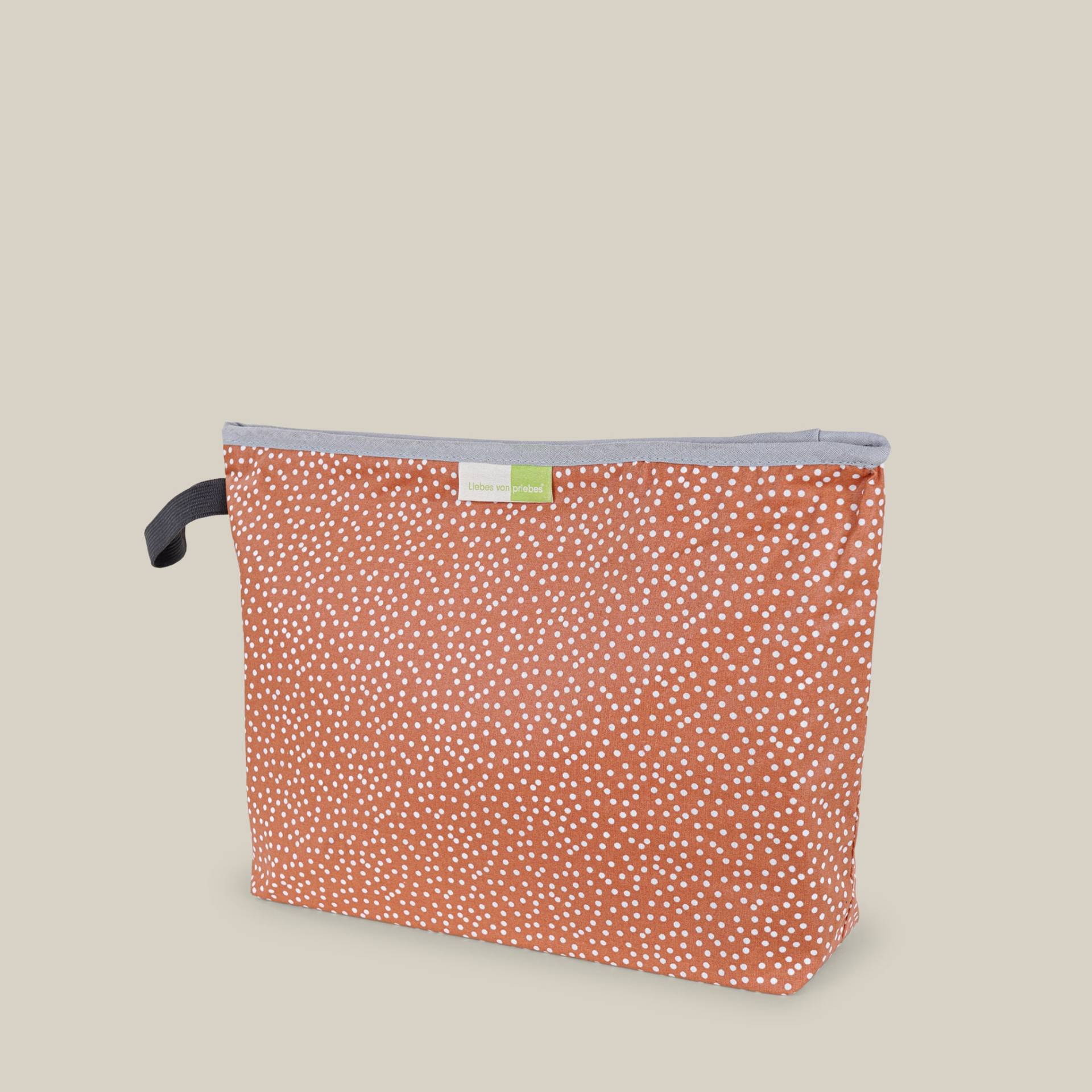 Wetbags®, Liebes Von Priebes Wetbag, Windeltasche, Wickeltasche, Wechselkleidung Beutel, Nasstasche, Wasserabweisend, Mini Dots Terracotta M von Etsy - liebesvonpriebes