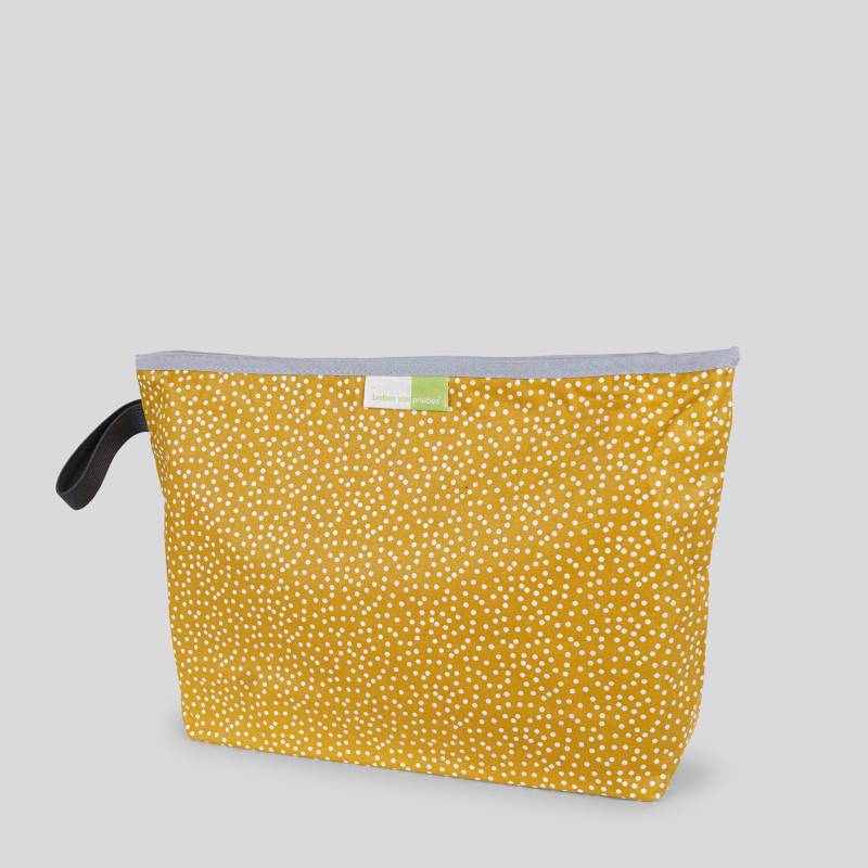 Wetbags®, M, Liebes Von Priebes Wetbag, Windeltasche, Wickeltasche, Wechselkleidung Beutel, Nasstasche, Wasserabweisend, Mini Dots Ocre M von Etsy - liebesvonpriebes