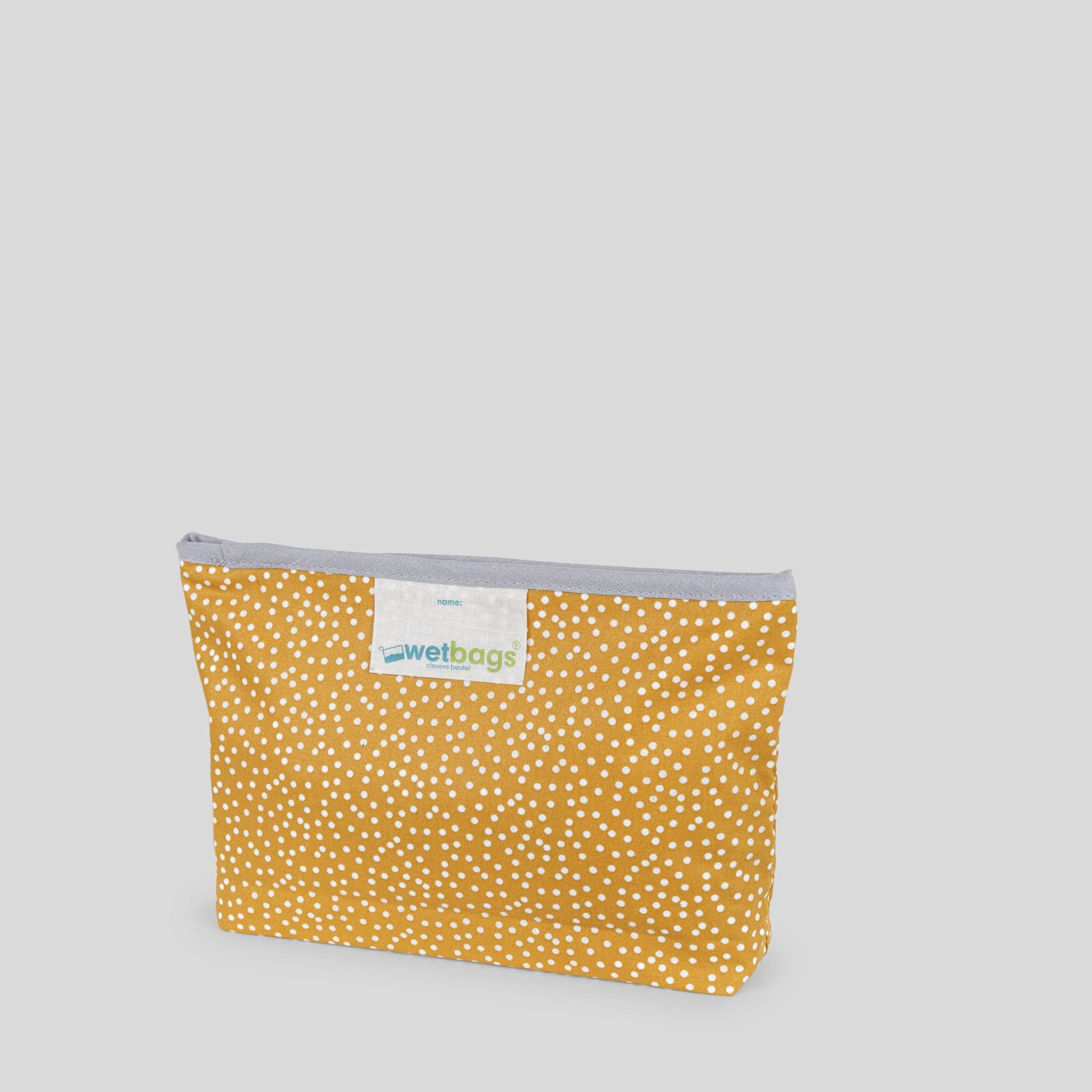 Wetbags®, S, Liebes Von Priebes Wetbag, Windeltasche, Wickeltasche, Wechselkleidung Beutel, Nasstasche, Wasserabweisend, Mini Dots Ocre S von Etsy - liebesvonpriebes