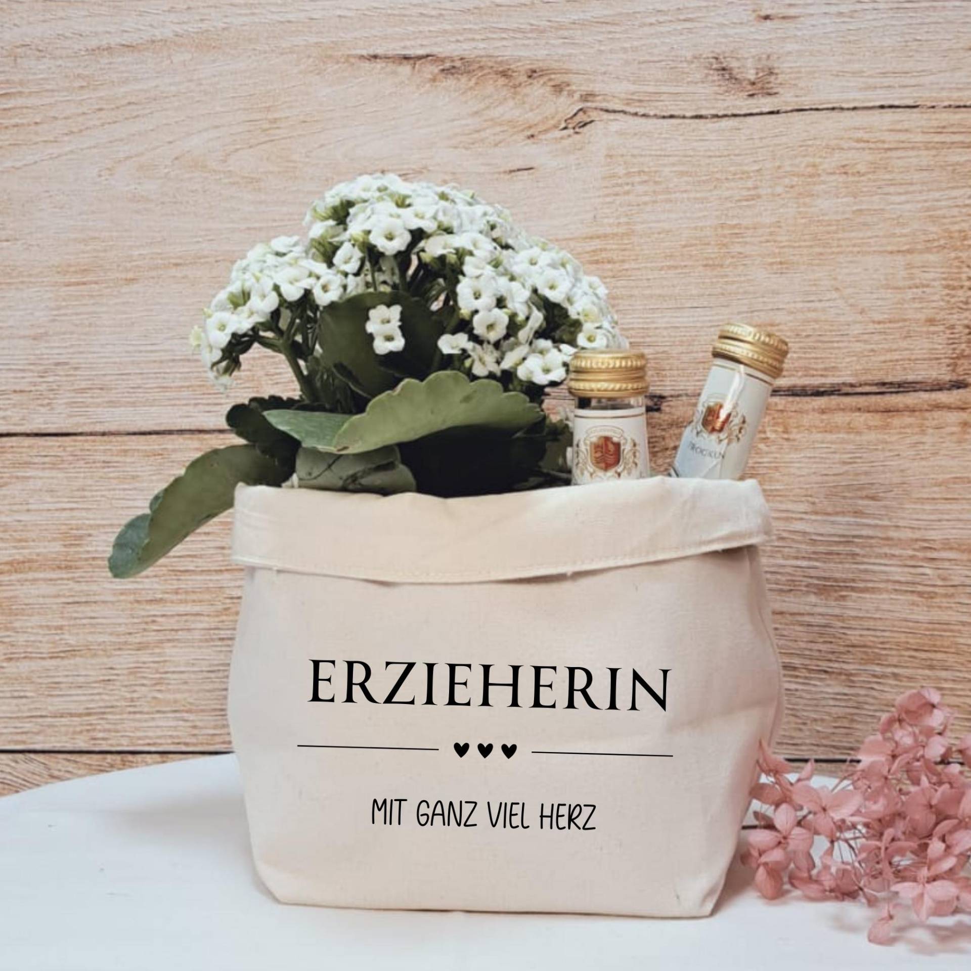 Geschenkkörbchen/Geschenkkorb Zum Selbstbefüllen "Erzieher/-In Mit Ganz Viel Herz" von Etsy - liiebevollverschenkt