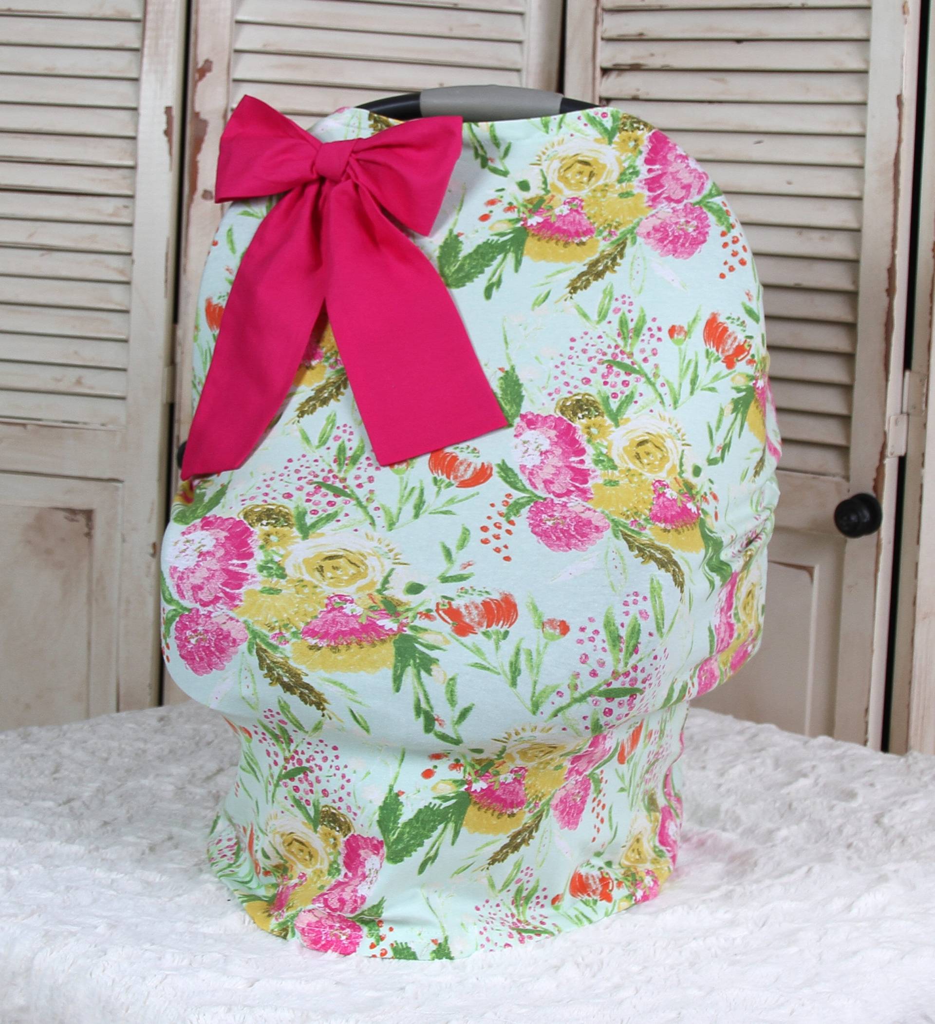 Autositz Baldachin - Sommer Bouquet Strick Und Stillbezug, Einkaufswagen Abdeckung Mädchen Stretchy Babyzelt Babyschale Autositz Baldachin - Sommer Bouquet Strick Und Stillbezug, Einkaufswagen Abdeckung Mädchen Stretchy Babyzelt Babyschale von Etsy - lilacslollipops