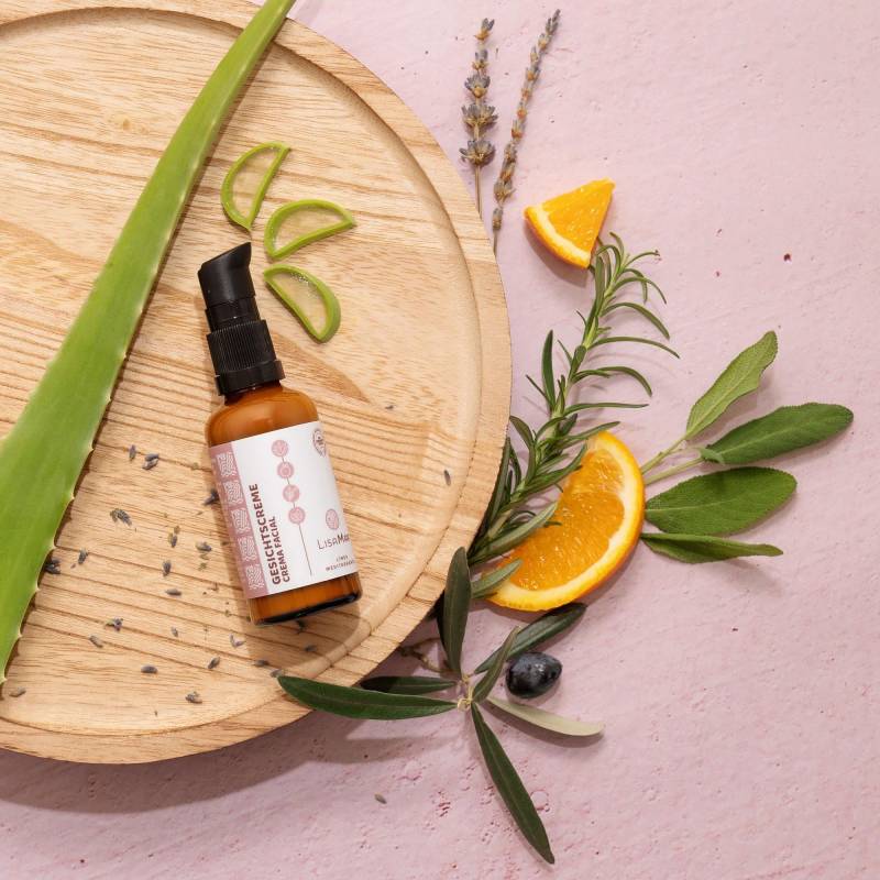 Lisamar® Mediterrane Gesichtscreme Mit Hyaluronsäure & Orangenstammzellen - Anti-Aging Und Feuchtigkeit, Strafft Regeneriert. 50 Ml von Etsy - lisamarcosmetics