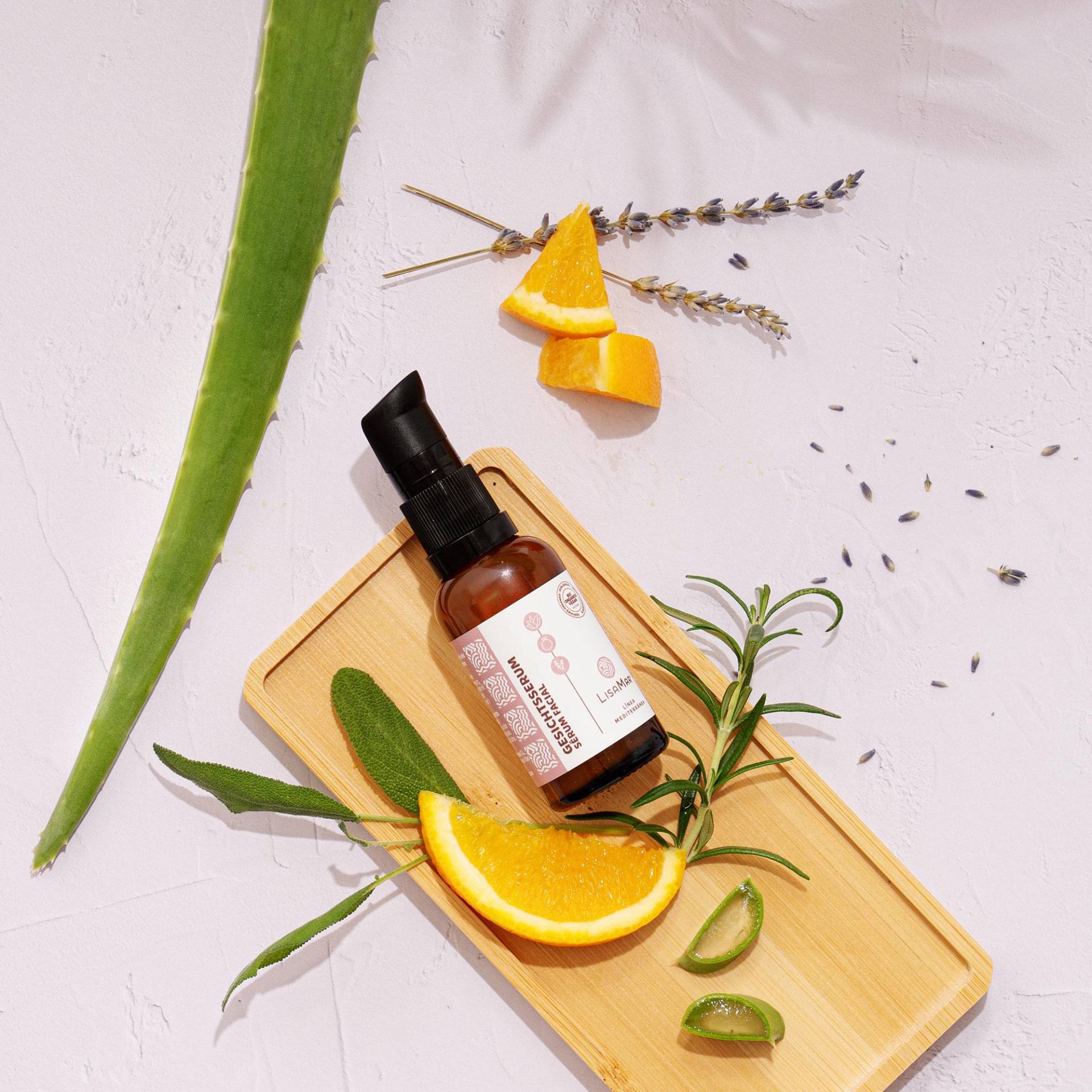 Bio Gesichtsserum - Anti-Aging Mit Hyaluron Und Aloe Ver, Spendet Feuchtigkeit, Glow Effekt, Natürliche Hautpflege, Zieht Schnell Ein von Etsy - lisamarcosmetics