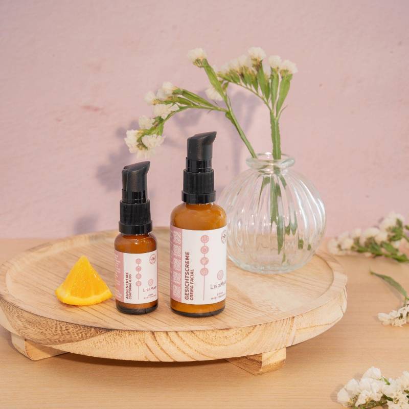 Lisamar® Mediterranes Set Gesichts- & Augencreme - Anti-Aging Und Feuchtigkeit Mit Squalene Aus Der Olive Hyaluronsäure. Spare 10% von Etsy - lisamarcosmetics