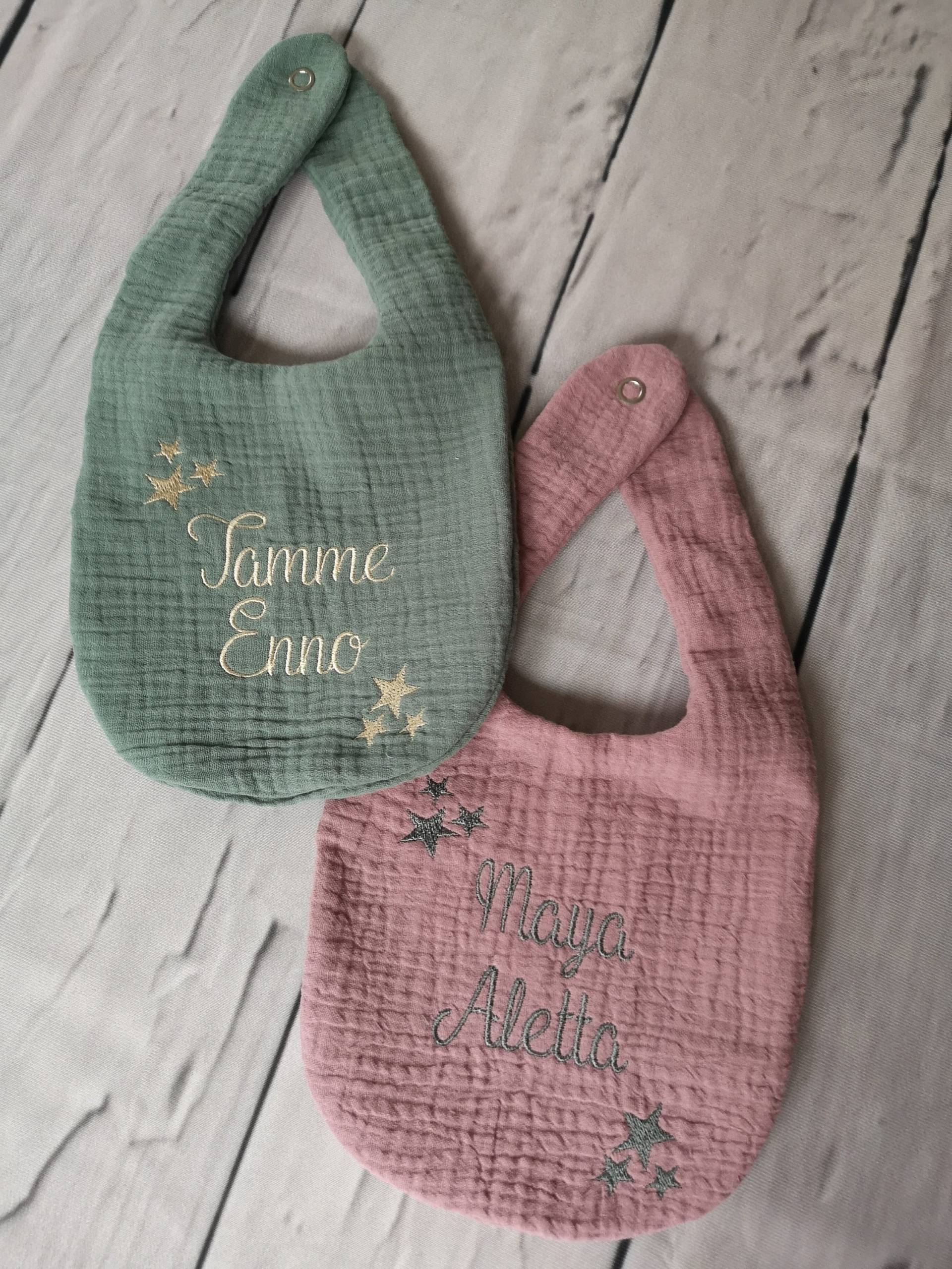 Lätzchen Aus Musselin Personalisiert Mit Name von Etsy - littlemomentsby