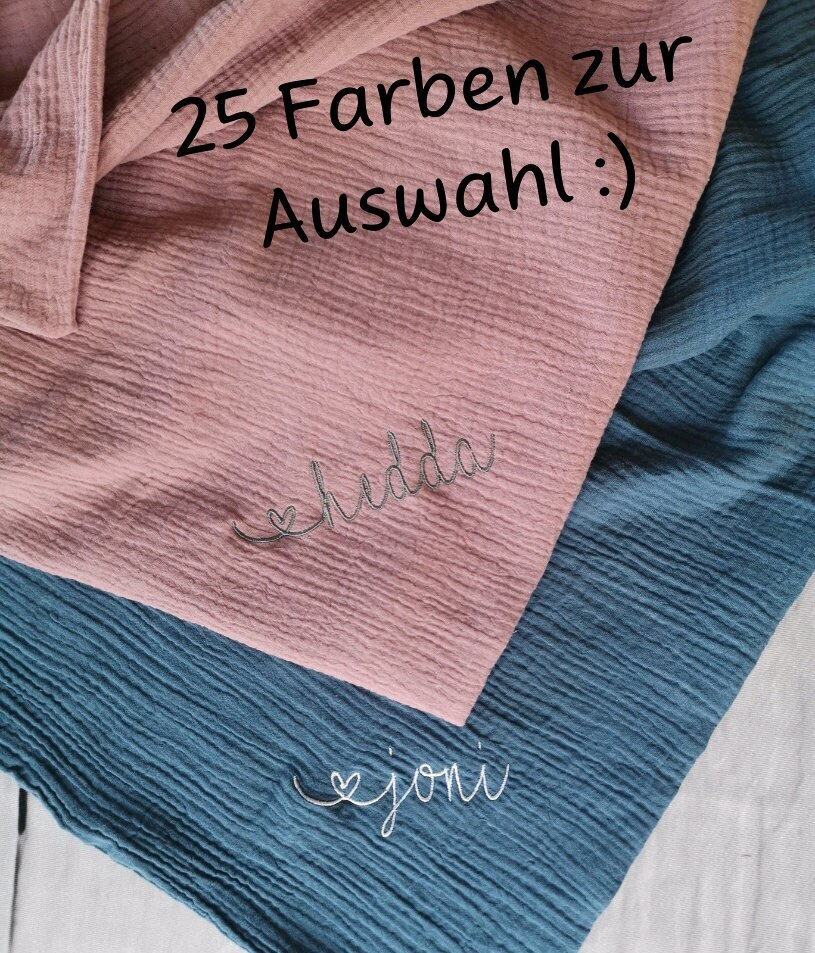 Spucktuch Aus Musselin Personalisiert Mit Name von Etsy - littlemomentsby