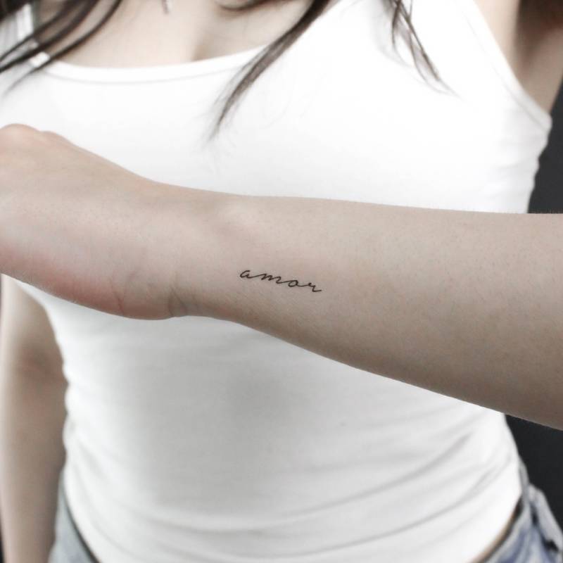 Amor Temporäres Tattoo | 3Er-Set von Etsy - littletattoos