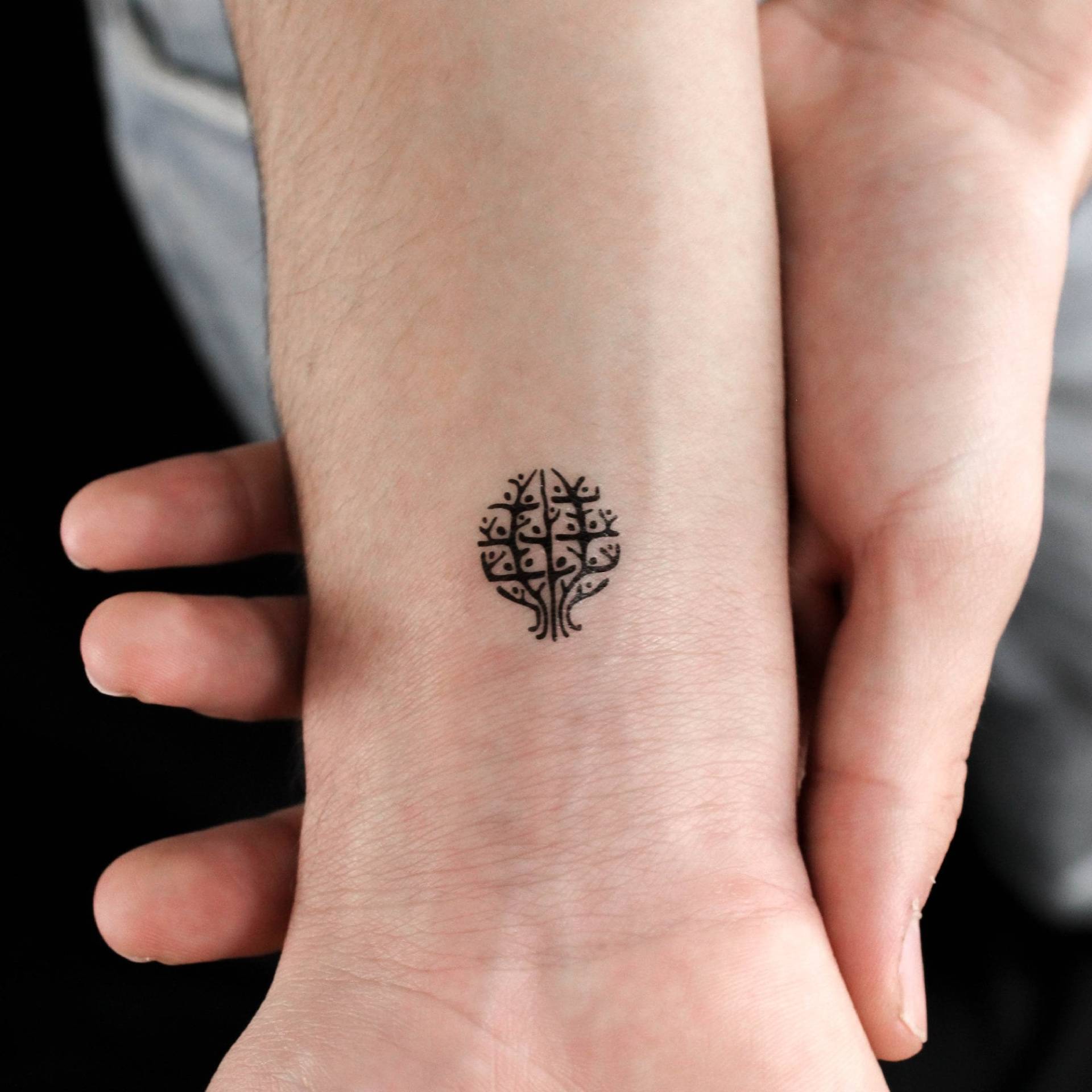 Einheit Symbol Temporäres Tattoo | 3Er Set von Etsy - littletattoos