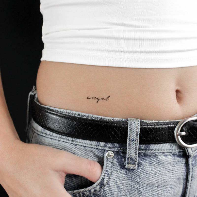 Engel Temporäres Tattoo | 3Er Set von Etsy - littletattoos