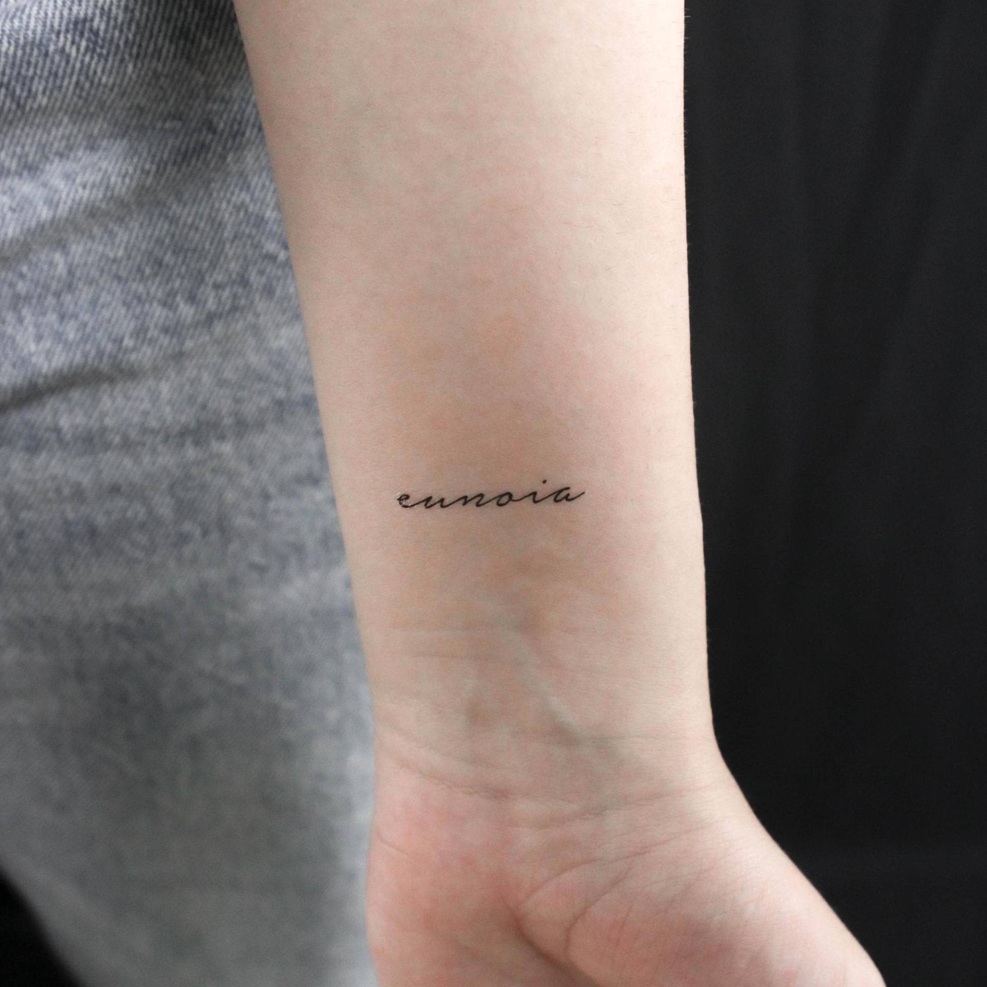 Eunoia Temporäres Tattoo | 3Er Set von Etsy - littletattoos