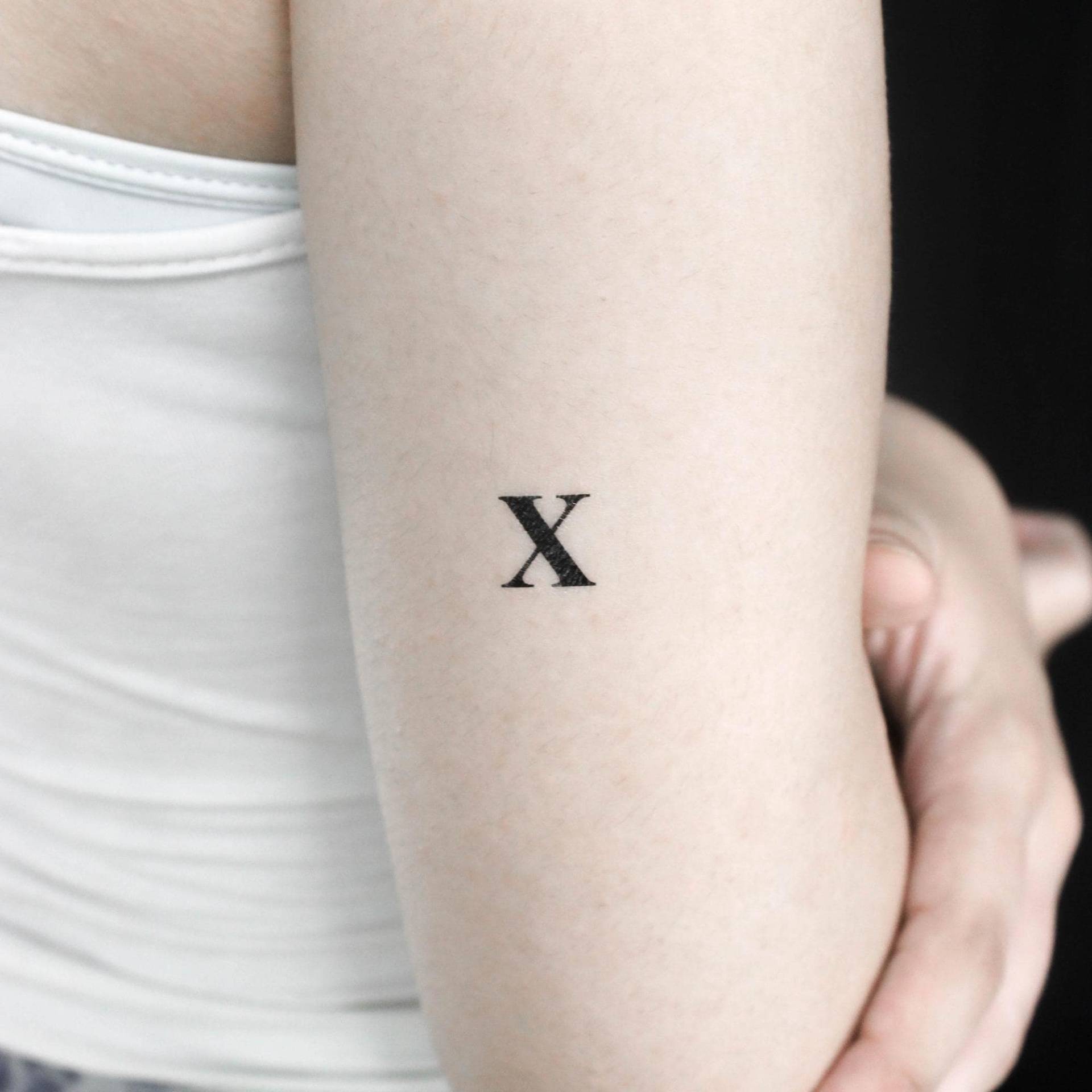 x Großbuchstaben Temporäres Tattoo | 3Er Set von Etsy - littletattoos