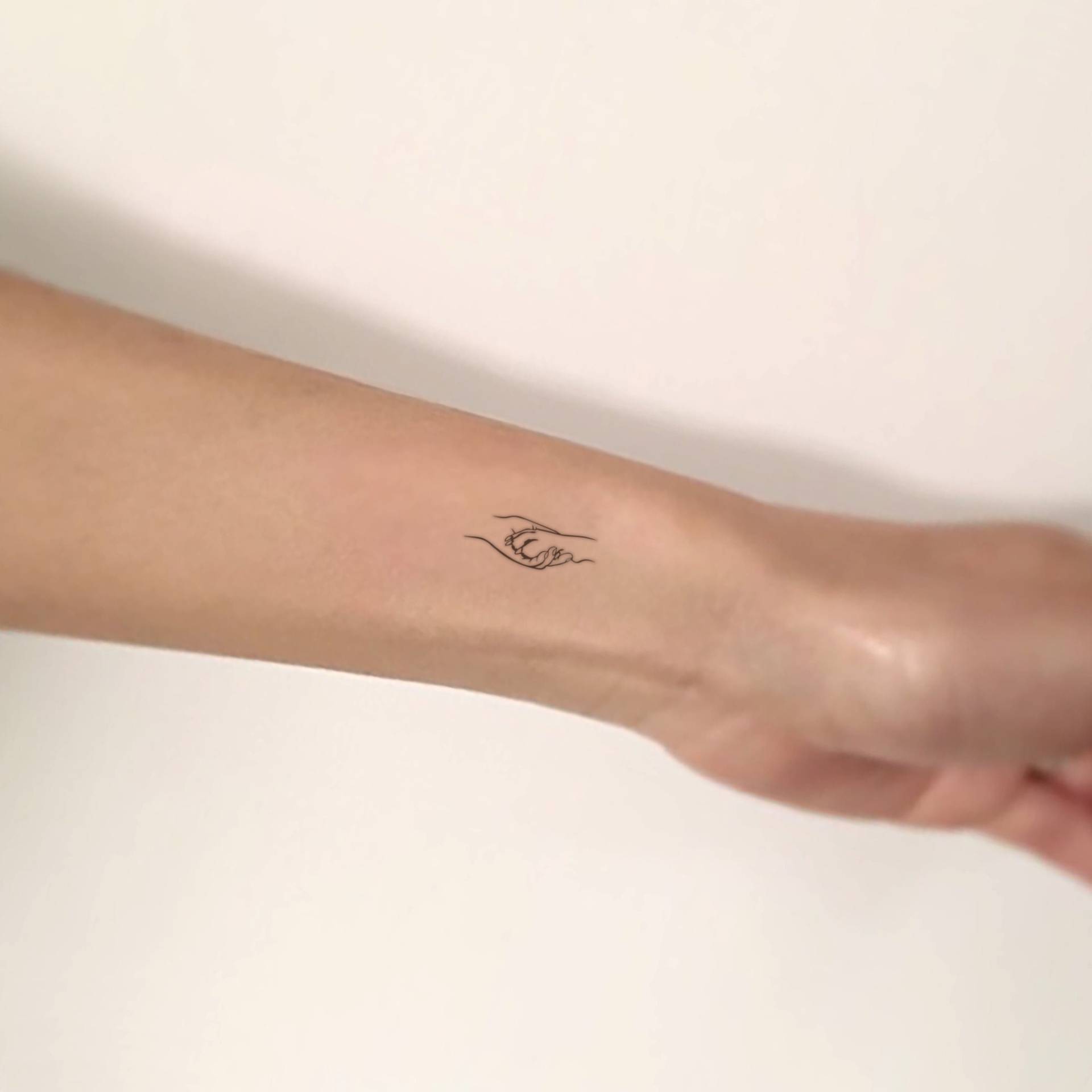 Hand Und Hundepfote Handschlag Temporäres Tattoo | 3Er Set von Etsy - littletattoos